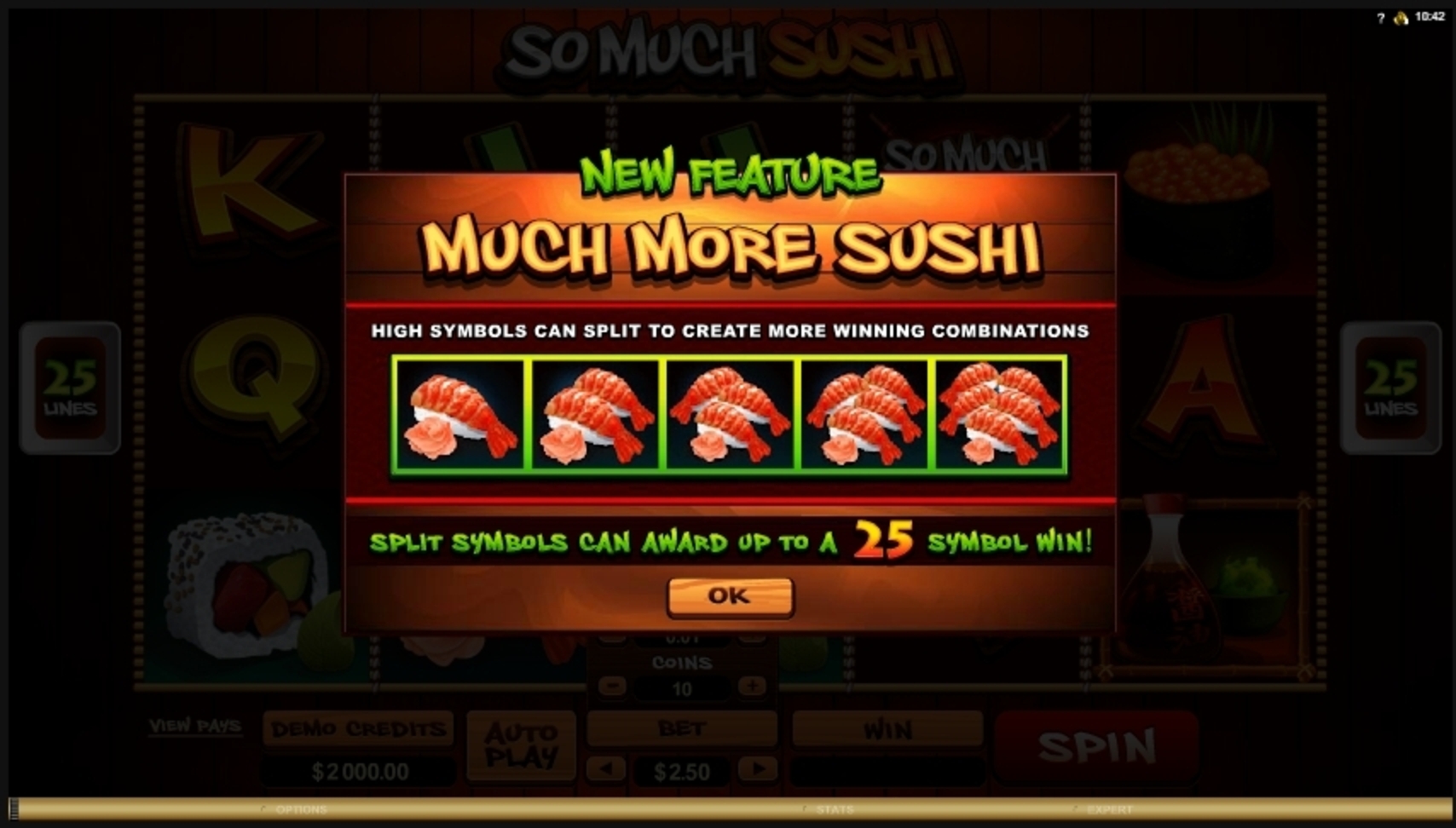 Play So Much Sushi Free Casino Slot Game by Microgaming