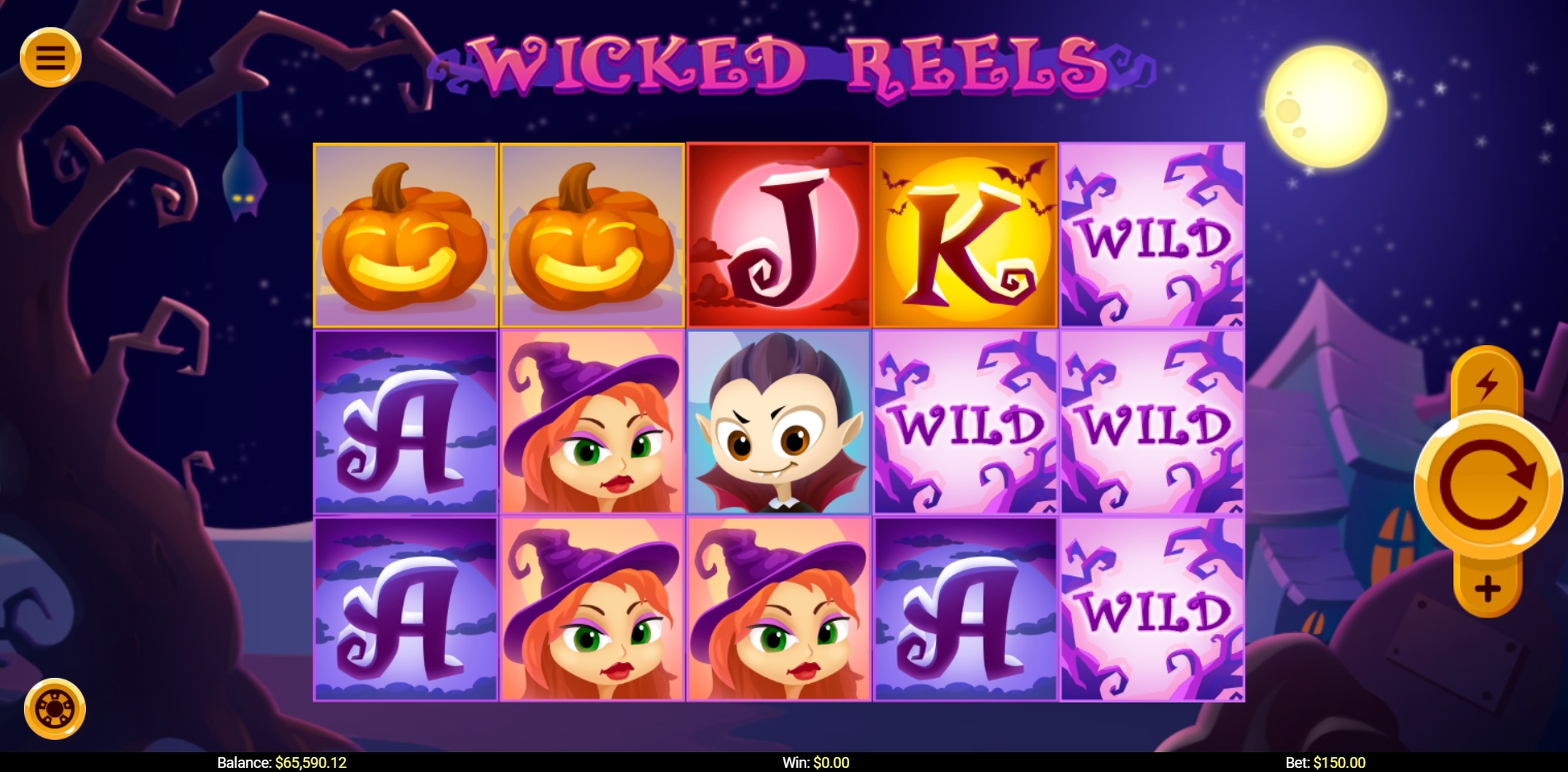 Reels in Wicked Reels Slot Game by Mobilots