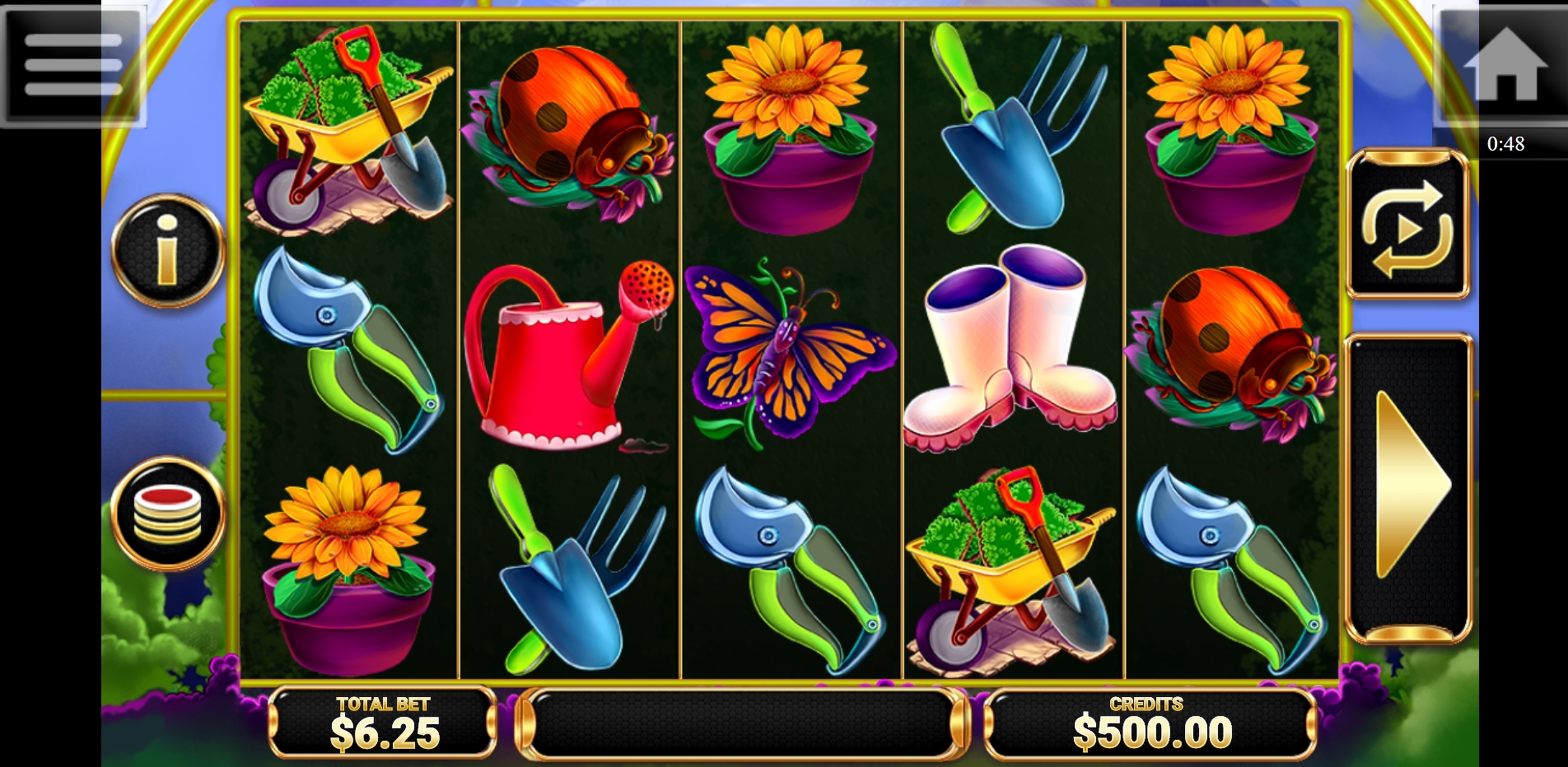 Reels in Cash Garden Slot Game by Multislot