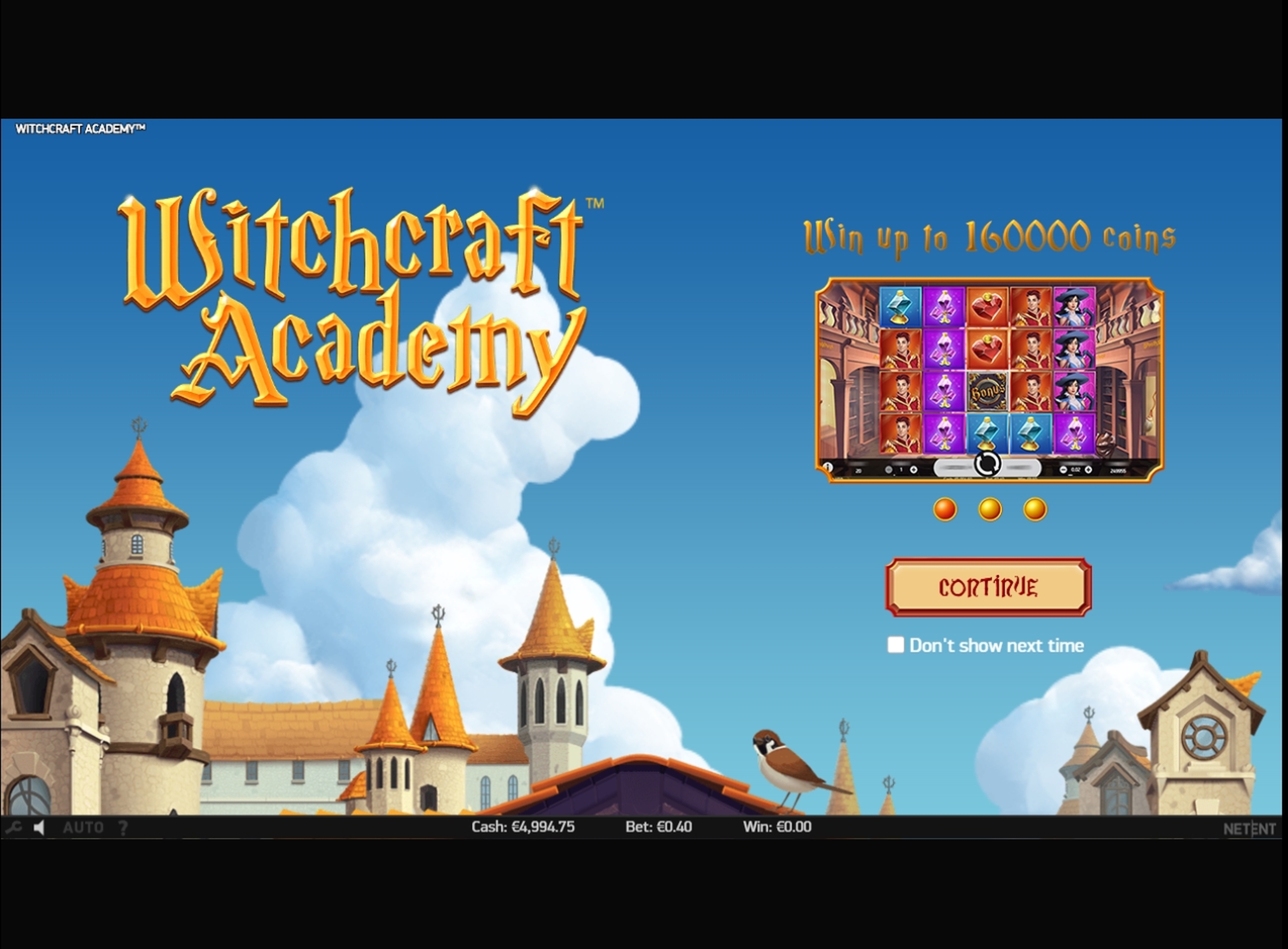 Play Witchcraft Academy Free Casino Slot Game by NetEnt