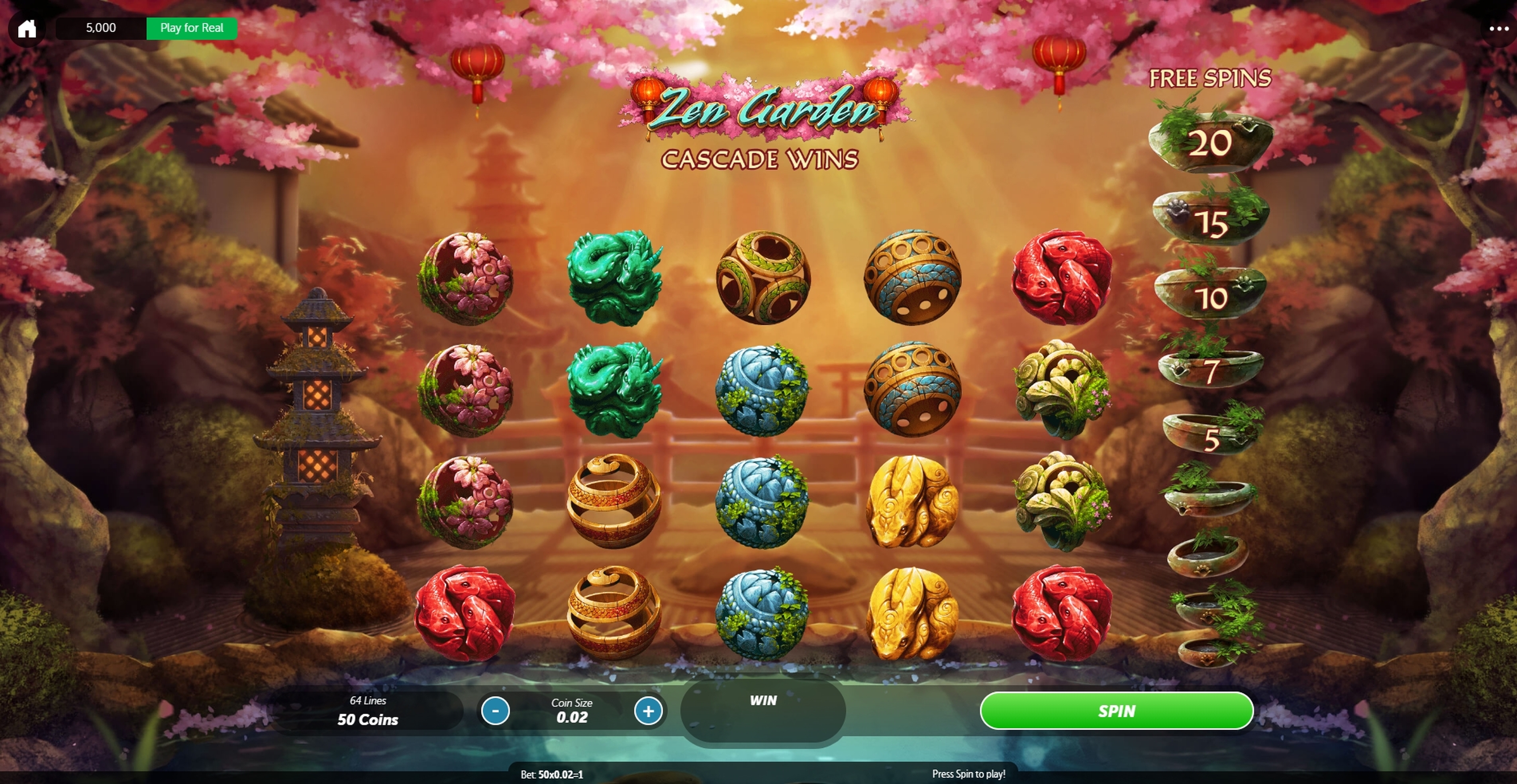 Reels in Zen Garden Slot Game by Netoplay