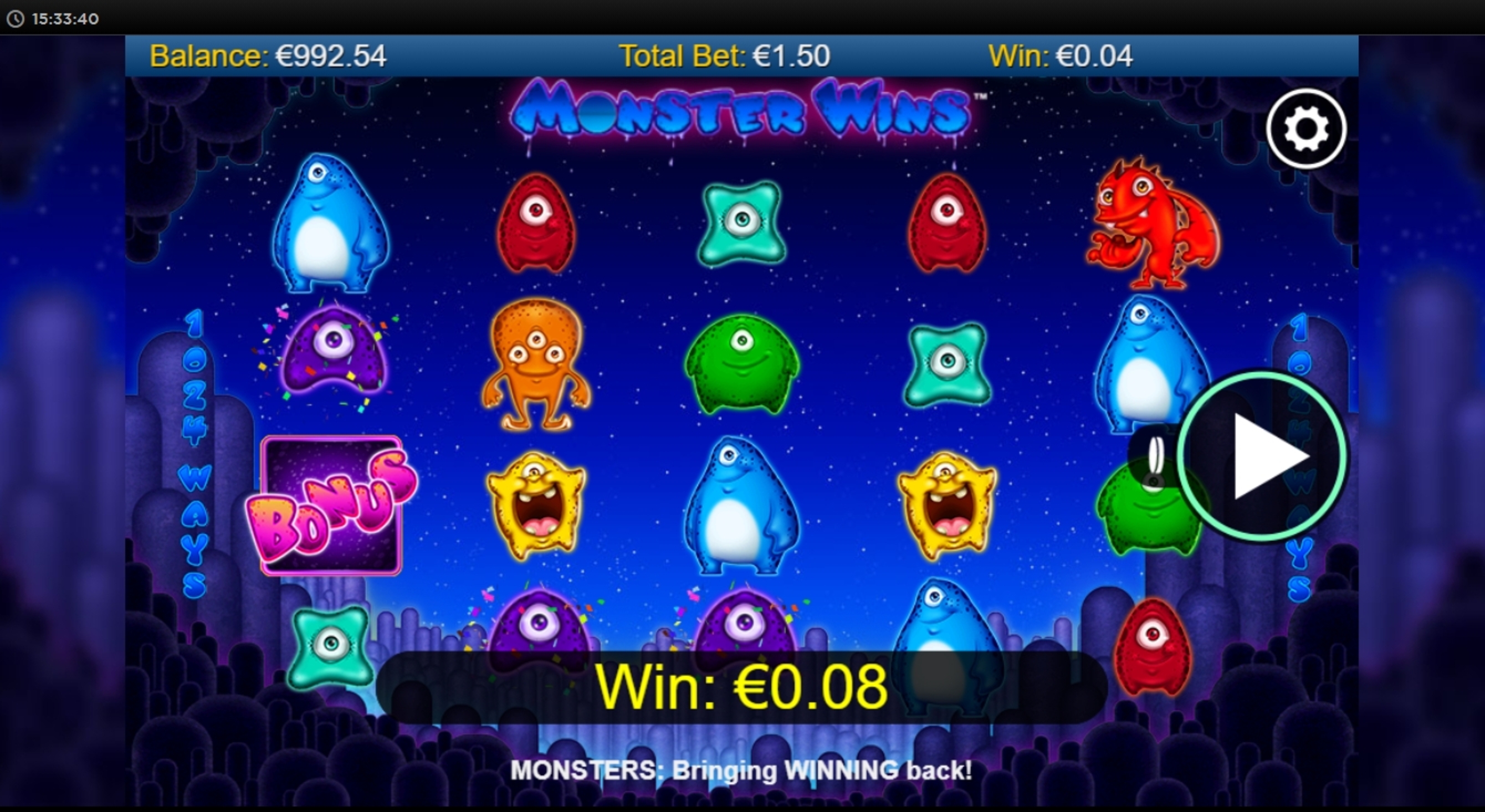 Win Money in Monster Wins Free Slot Game by NextGen Gaming