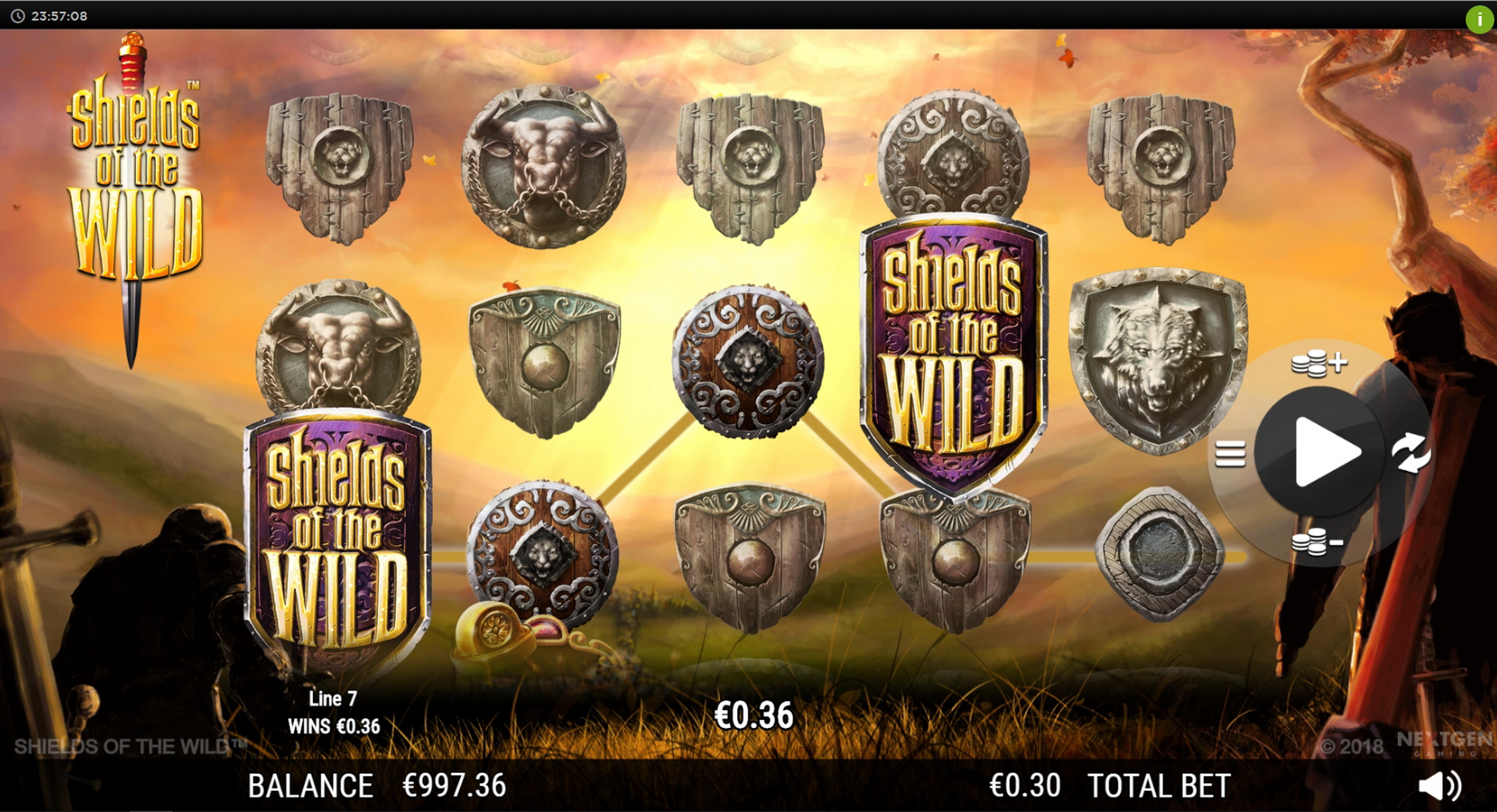 Win Money in Shields of the Wild Free Slot Game by NextGen Gaming