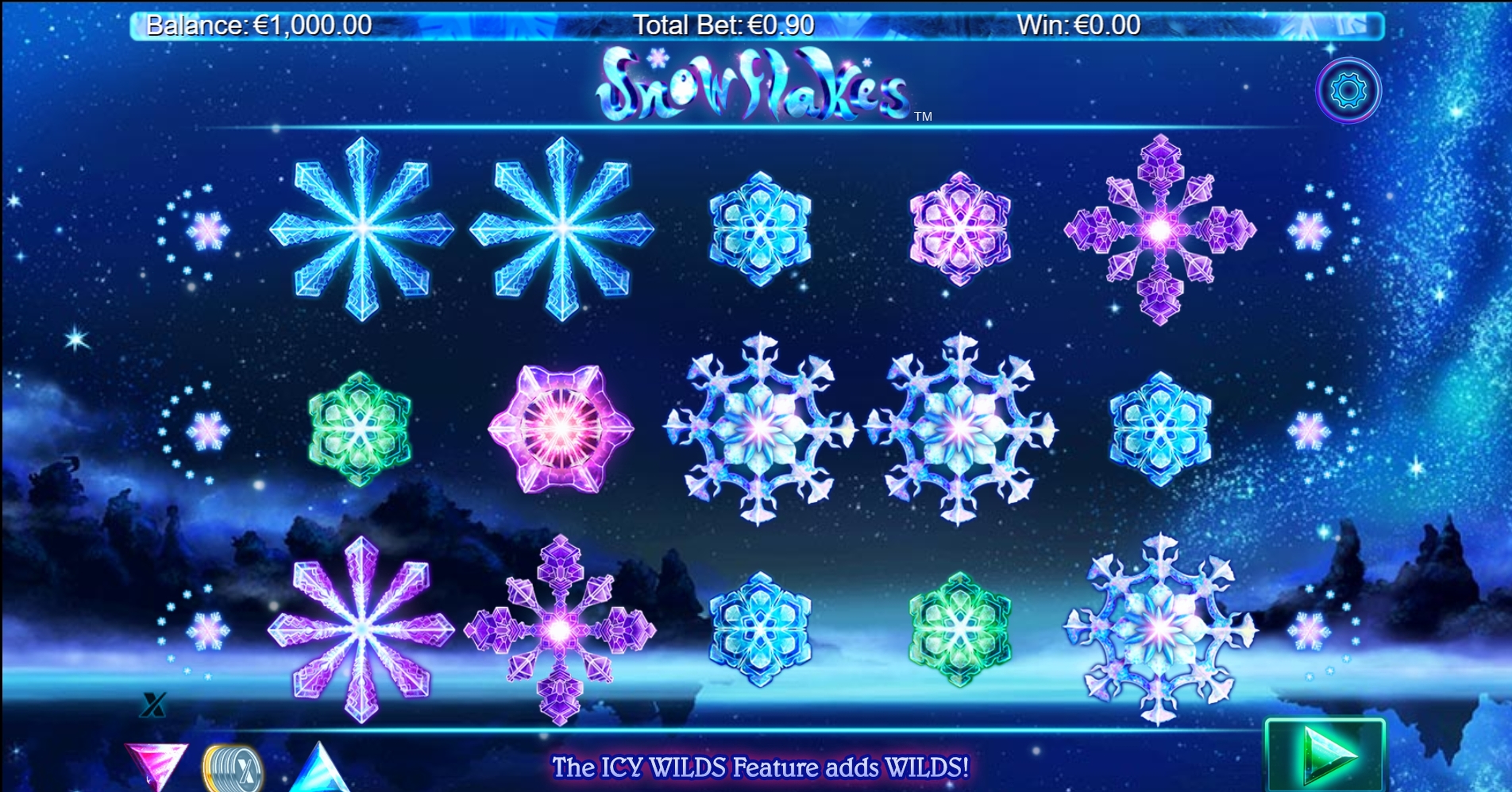 Reels in Snowflakes Slot Game by NextGen Gaming