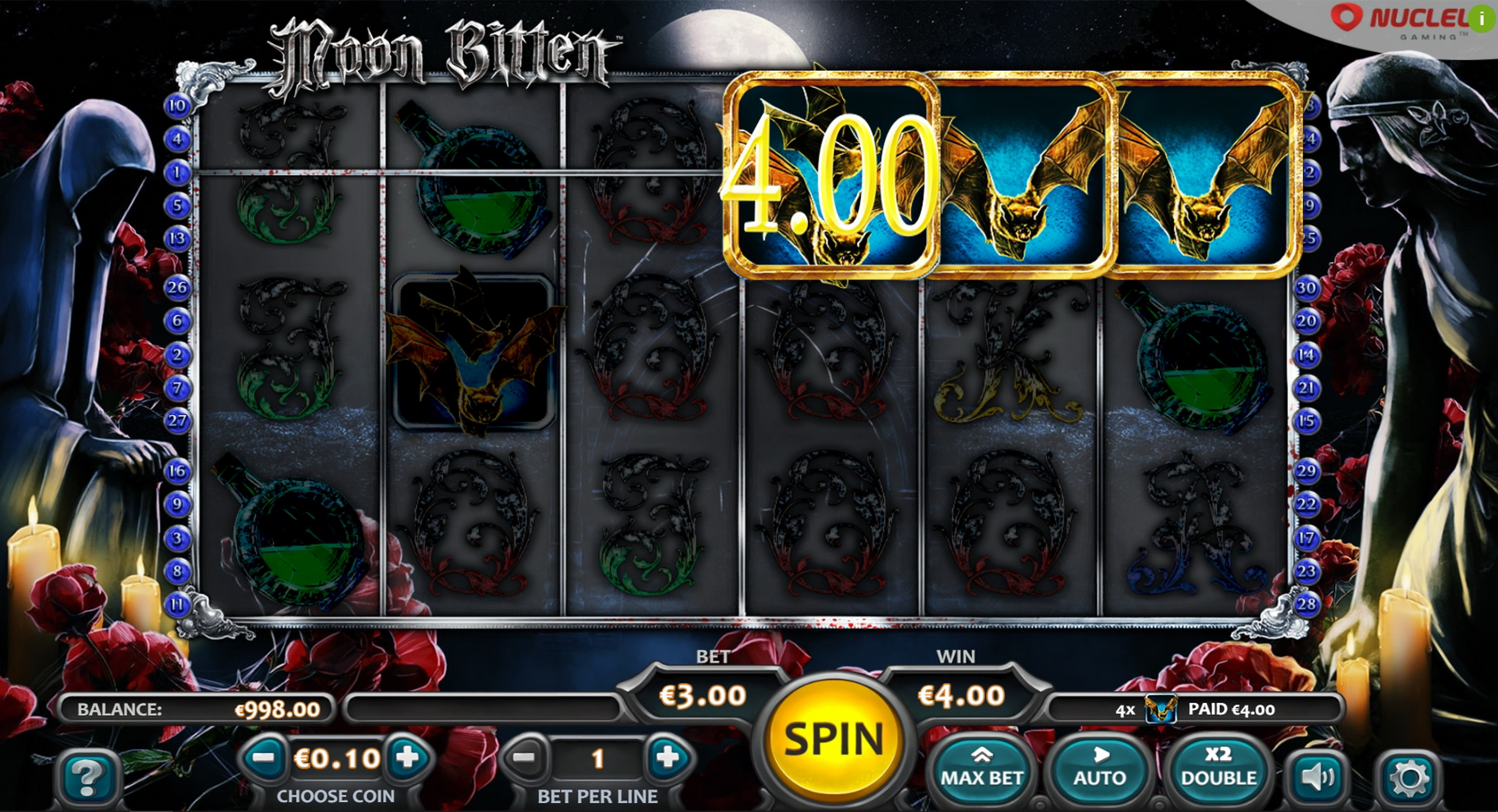 Win Money in Moon Bitten Free Slot Game by Nucleus Gaming