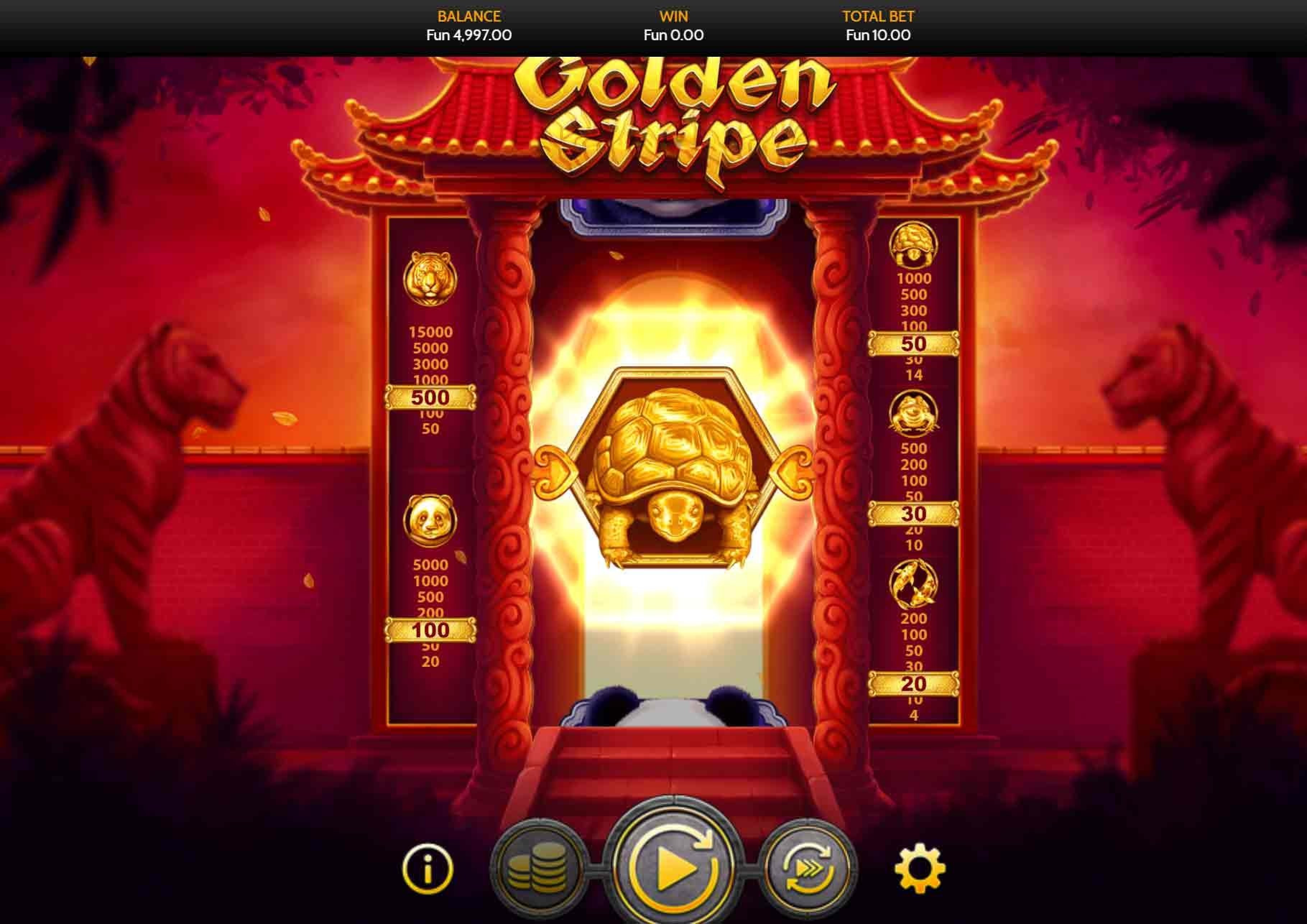 The Golden Stripe Online Slot Demo Game by OneTouch Games