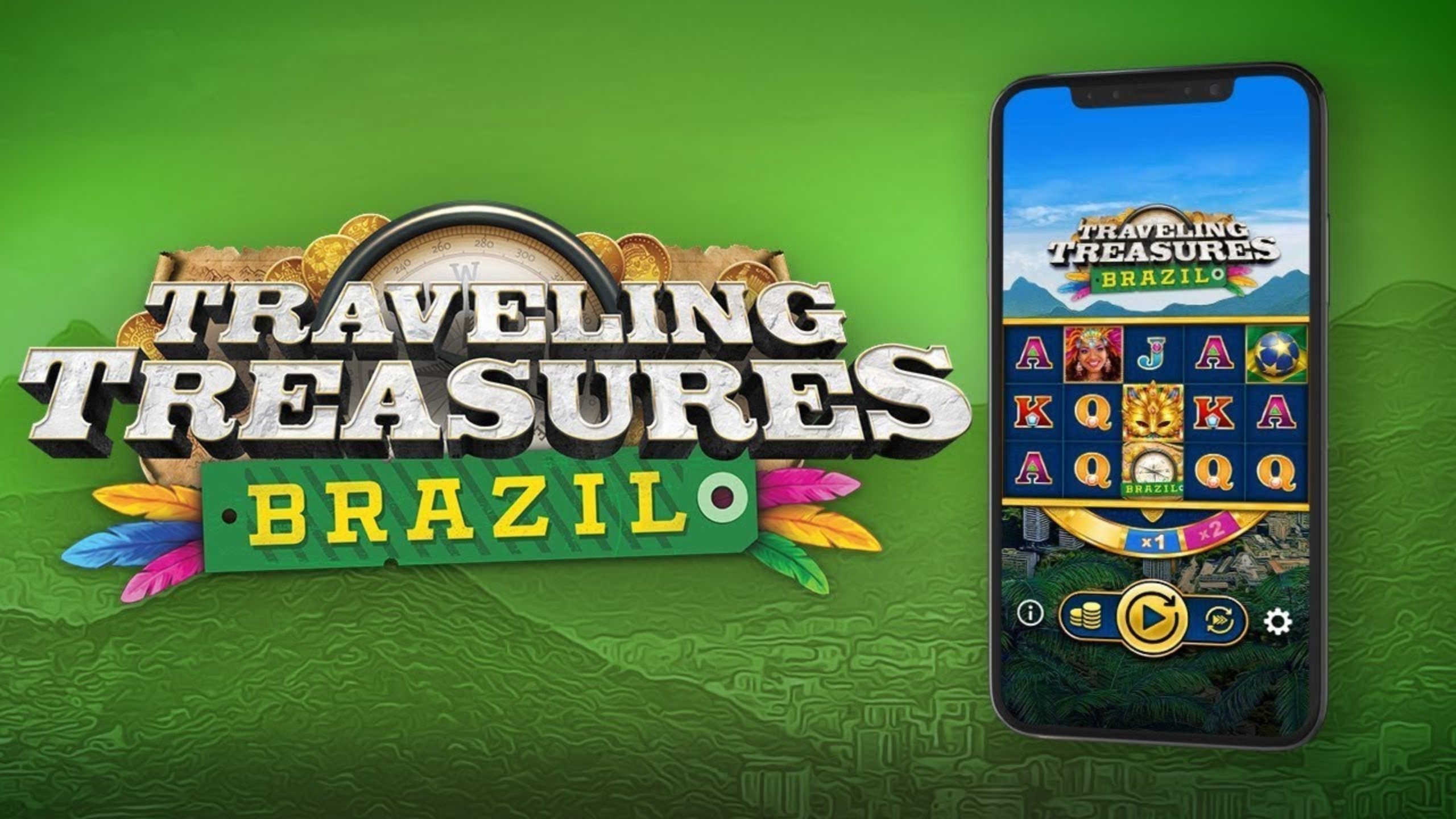 The Travelling Treasures Brazil Online Slot Demo Game by OneTouch Games