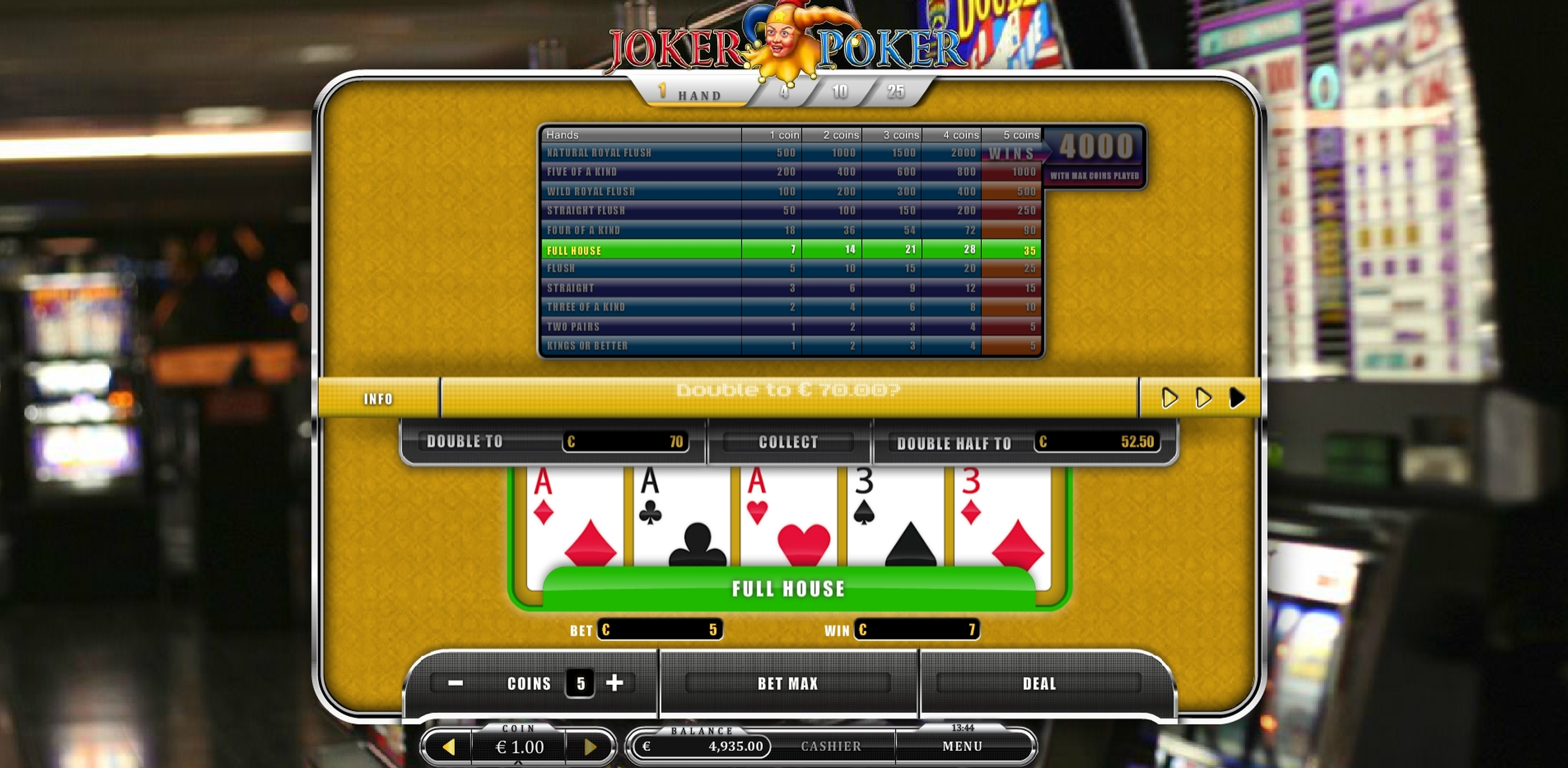 Win Money in Joker Poker Free Slot Game by Oryx Gaming