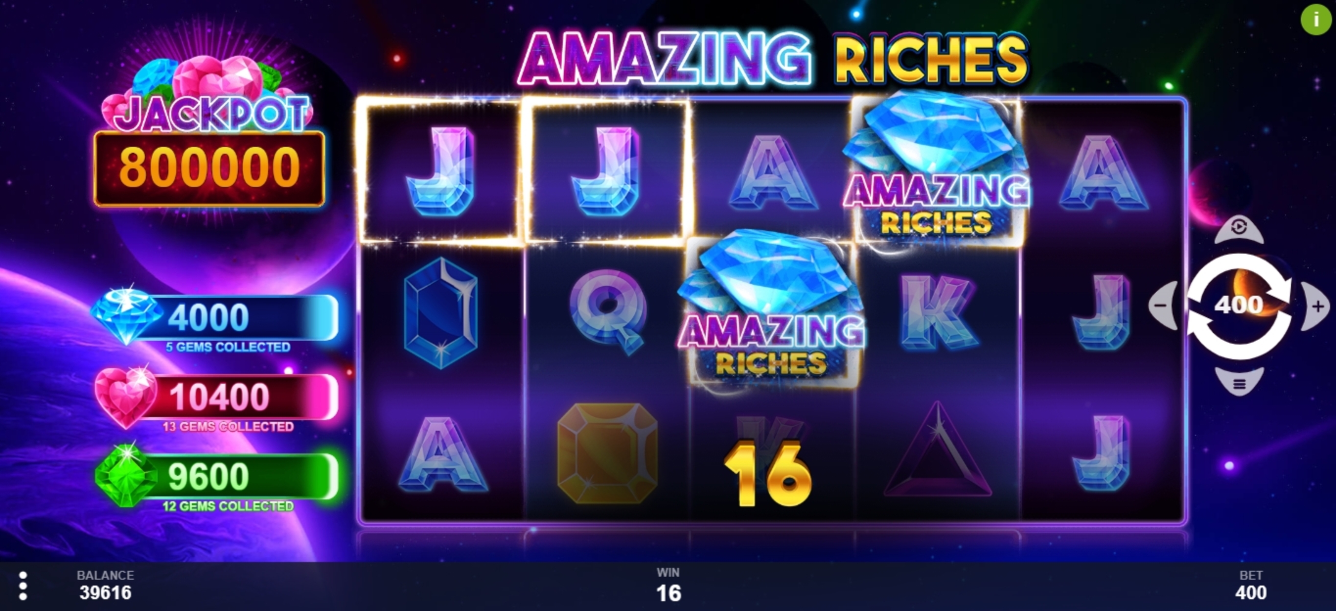 Win Money in Amazing Riches Free Slot Game by PariPlay