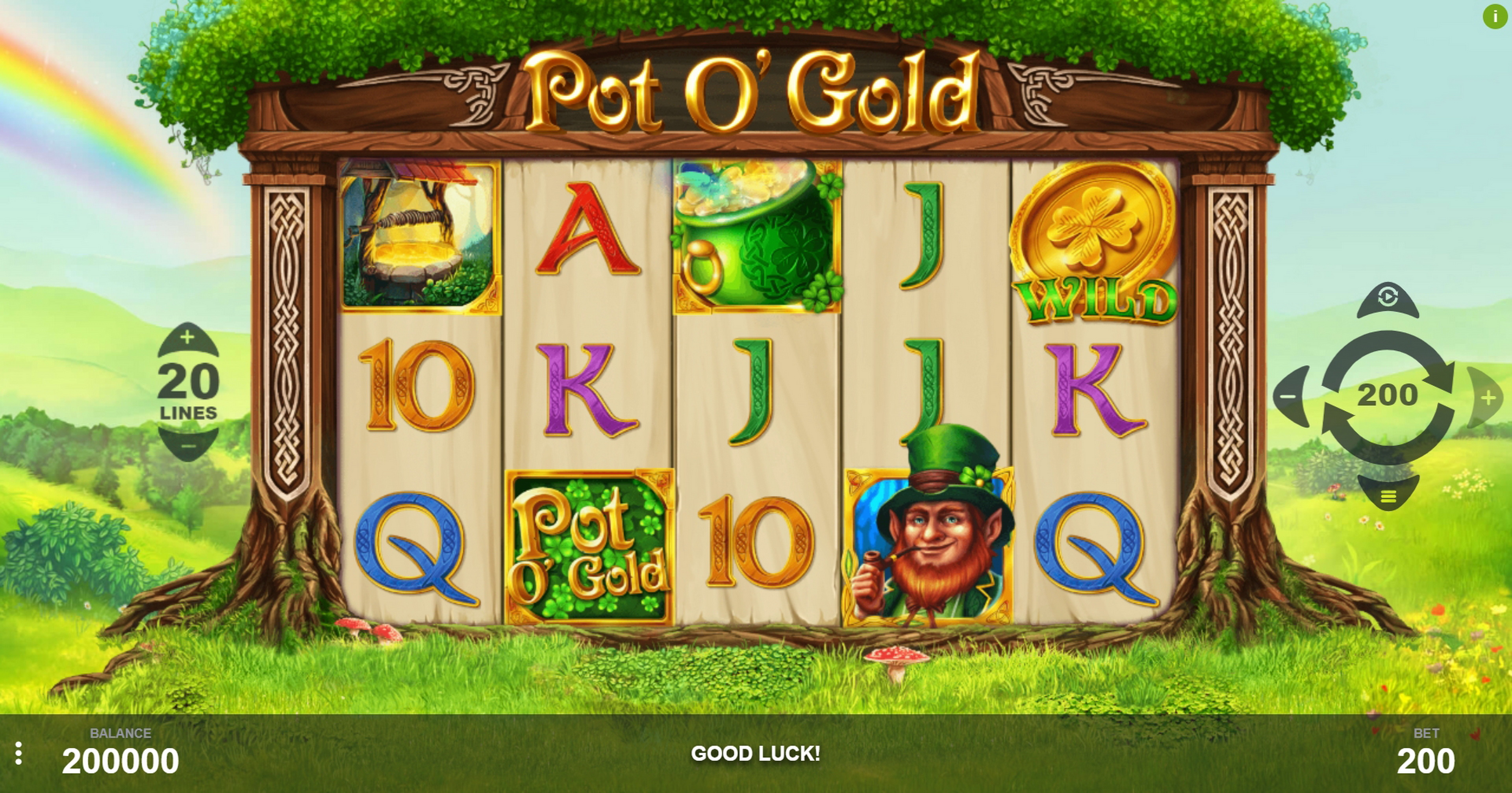 Reels in Pot O'Gold Slot Game by PariPlay