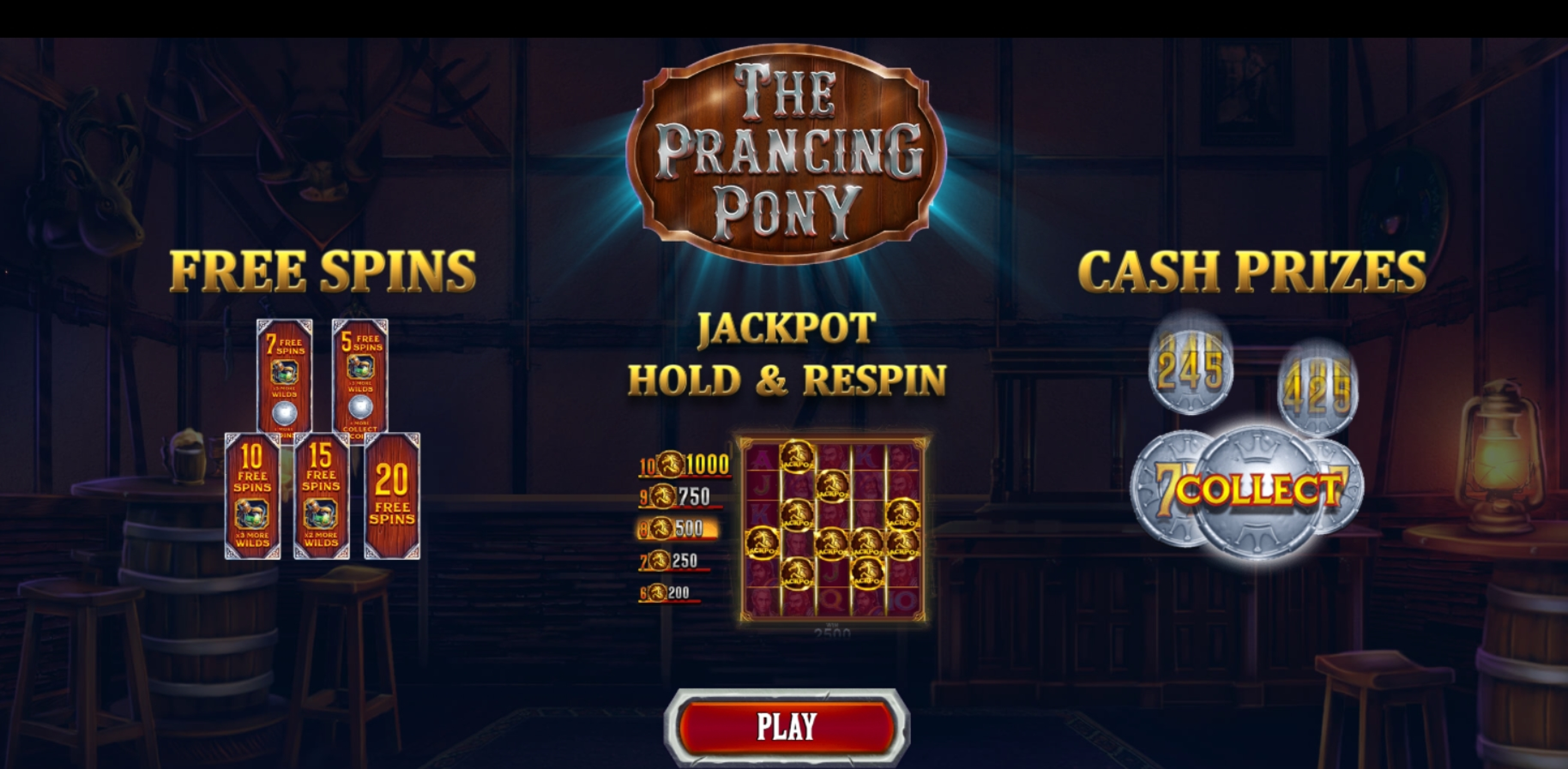 Play The Prancing Pony Free Casino Slot Game by PariPlay