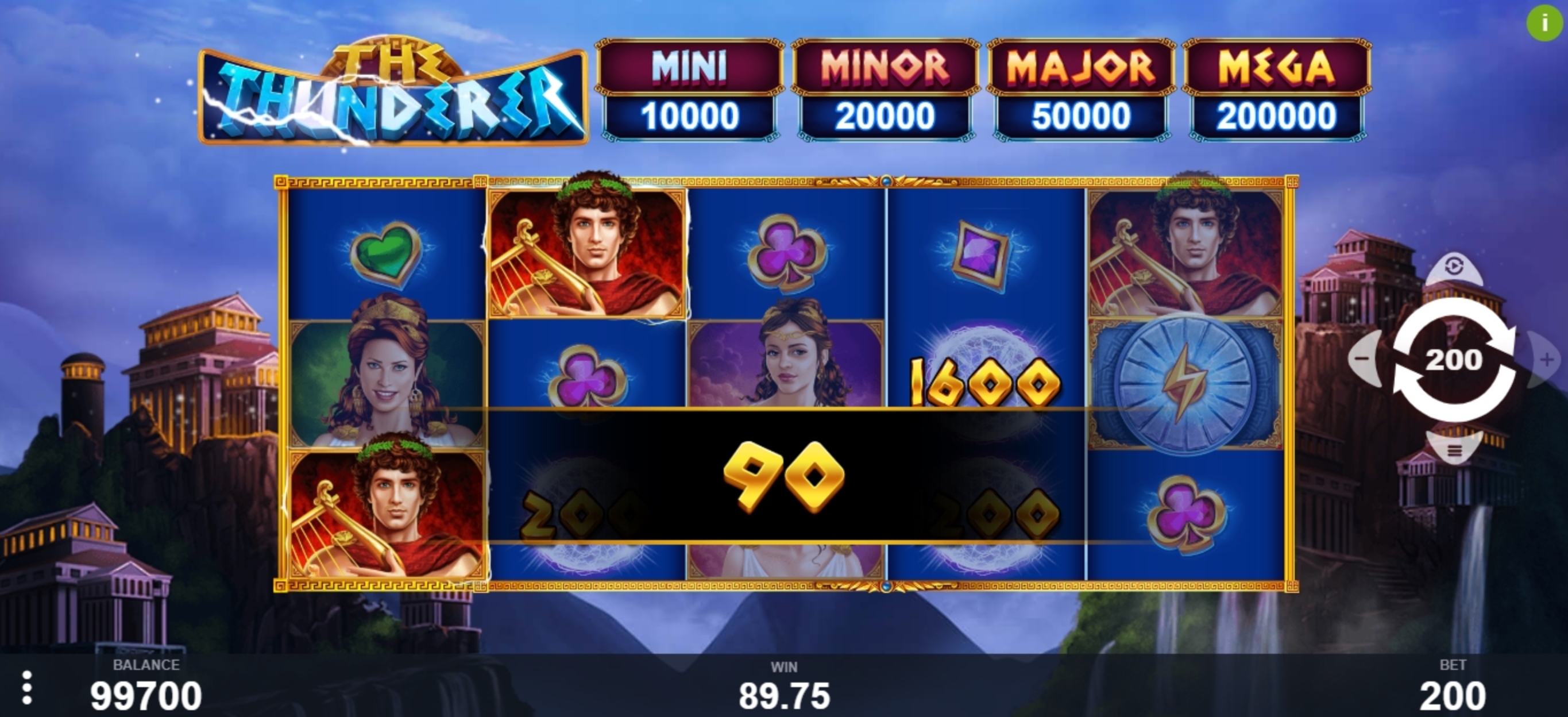 Win Money in The Thunderer Free Slot Game by PariPlay