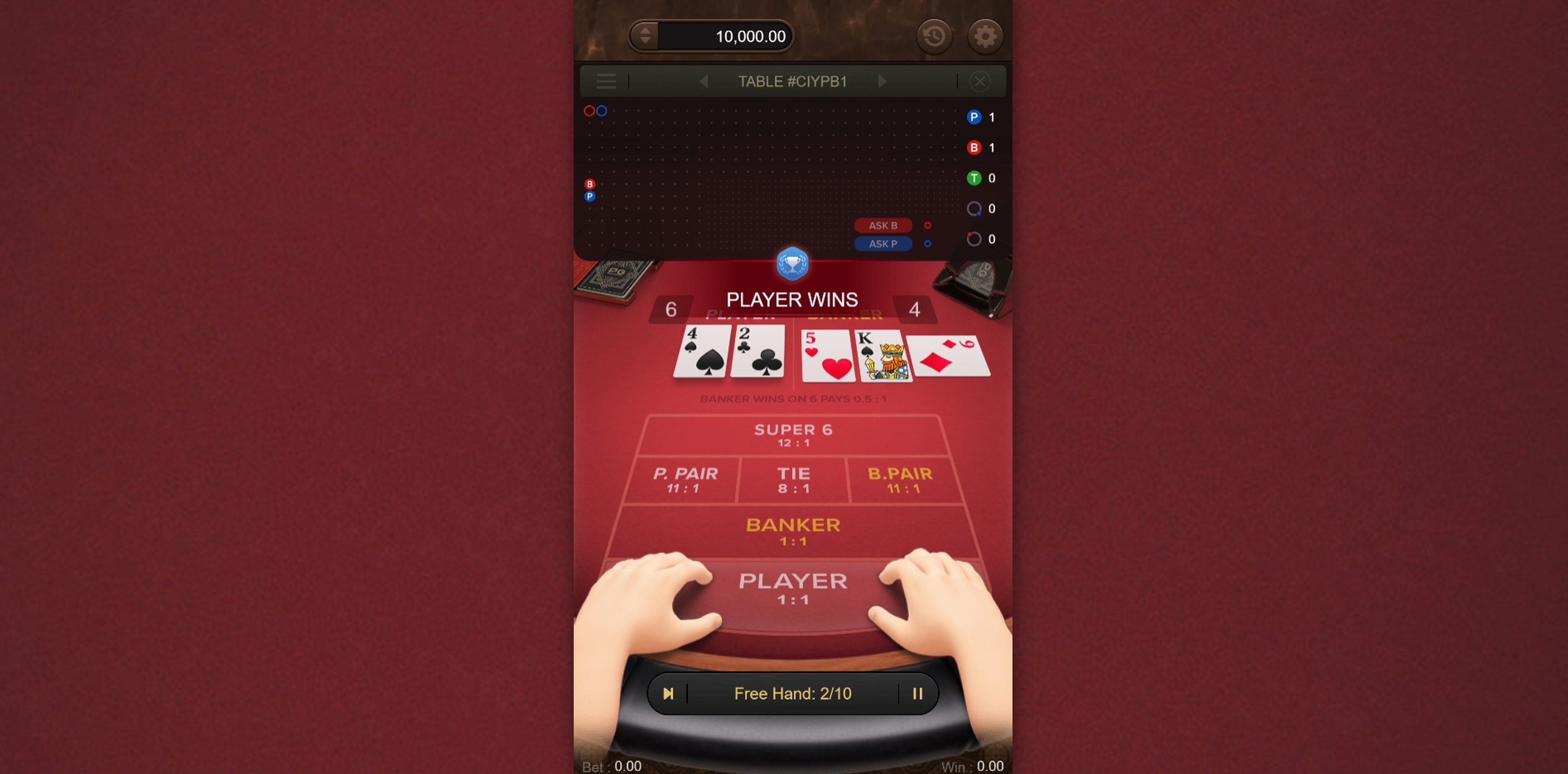 Win Money in Baccarat Deluxe Free Slot Game by PG Soft