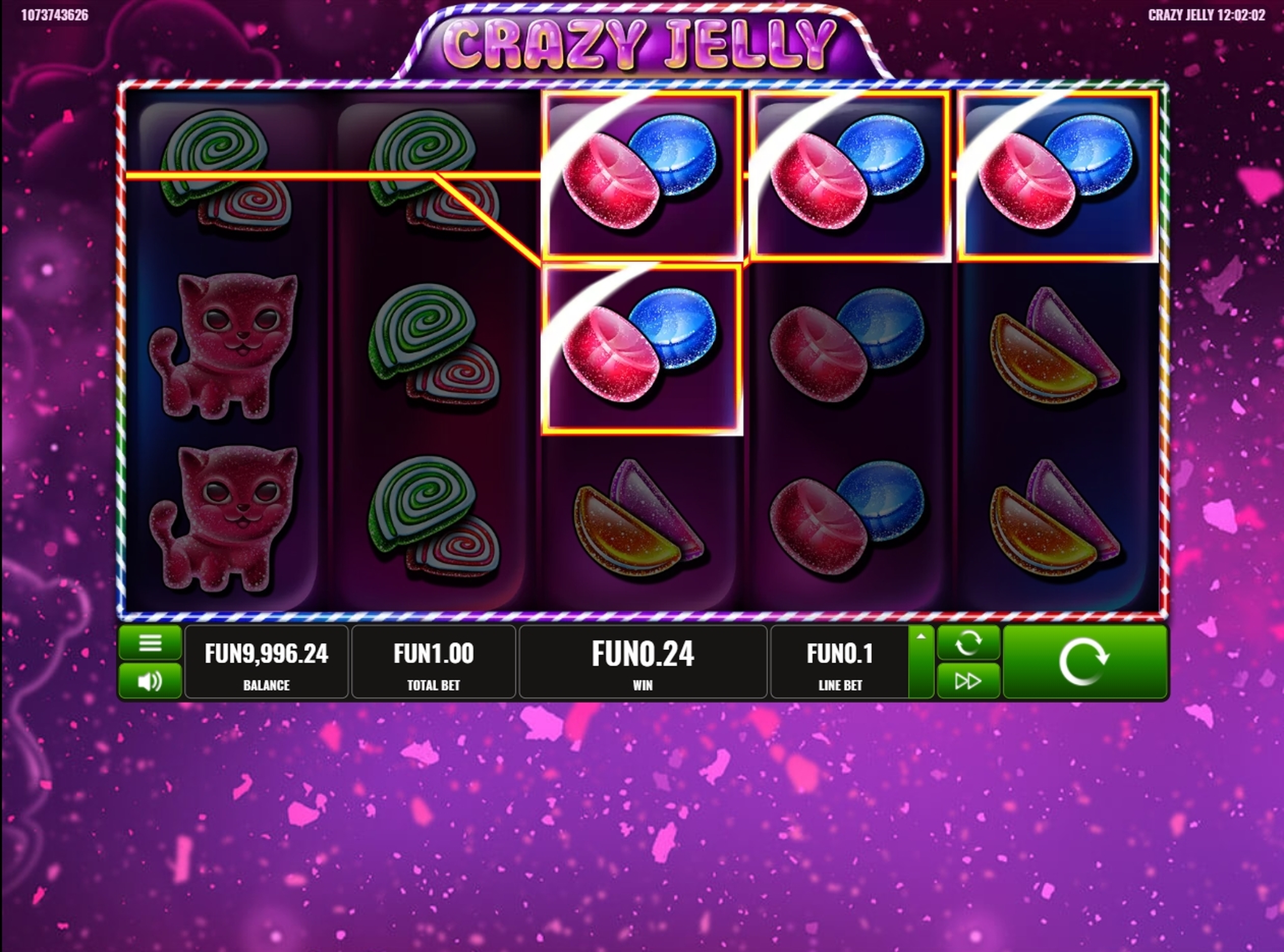 Win Money in Crazy Jelly Free Slot Game by Platipus