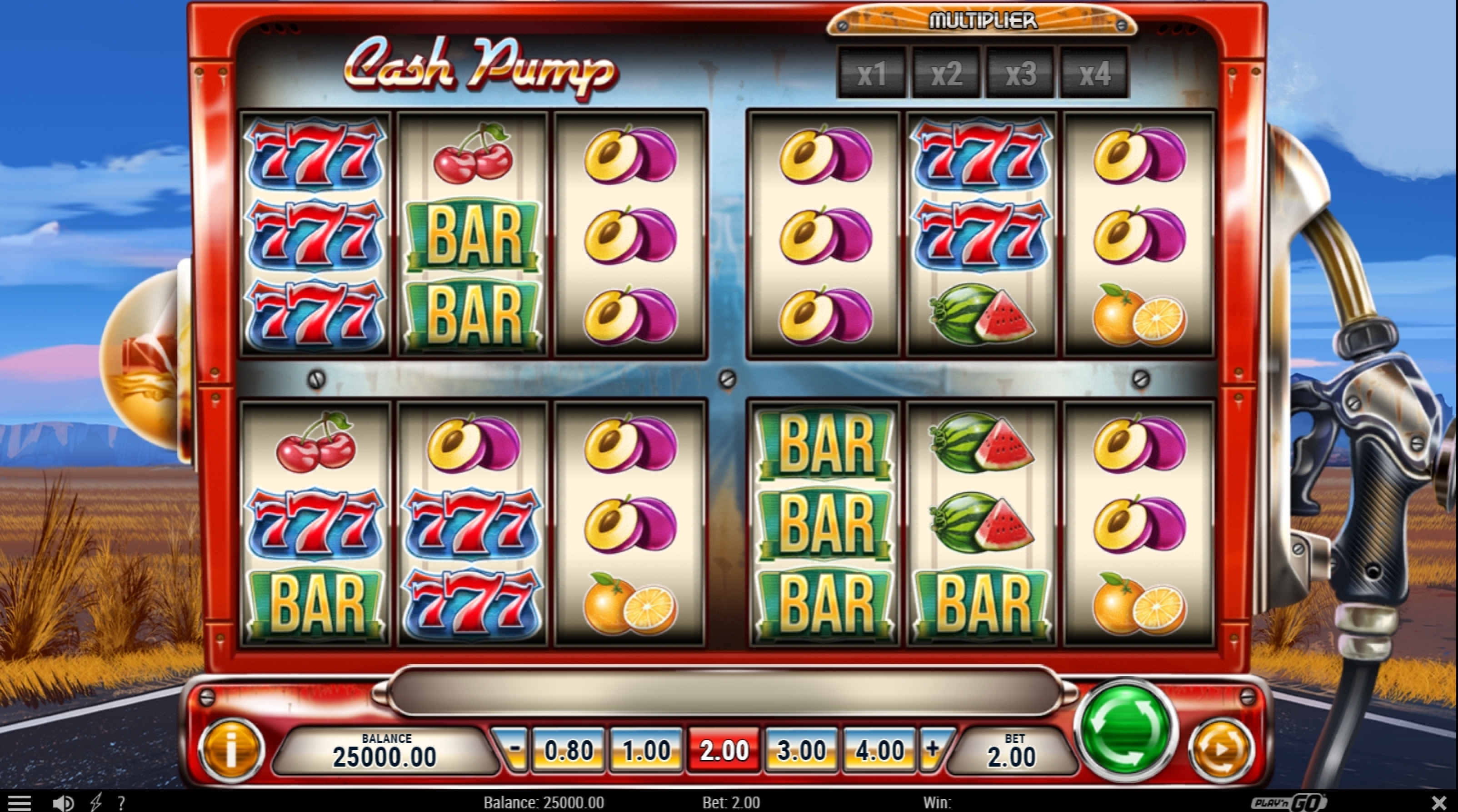 Reels in Cash Pump Slot Game by Playn GO