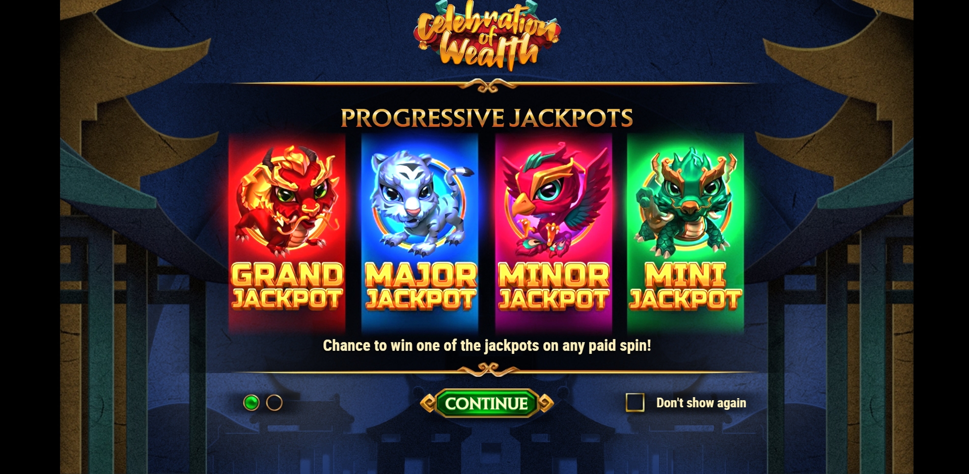 Play Celebration of Wealth Free Casino Slot Game by Playn GO