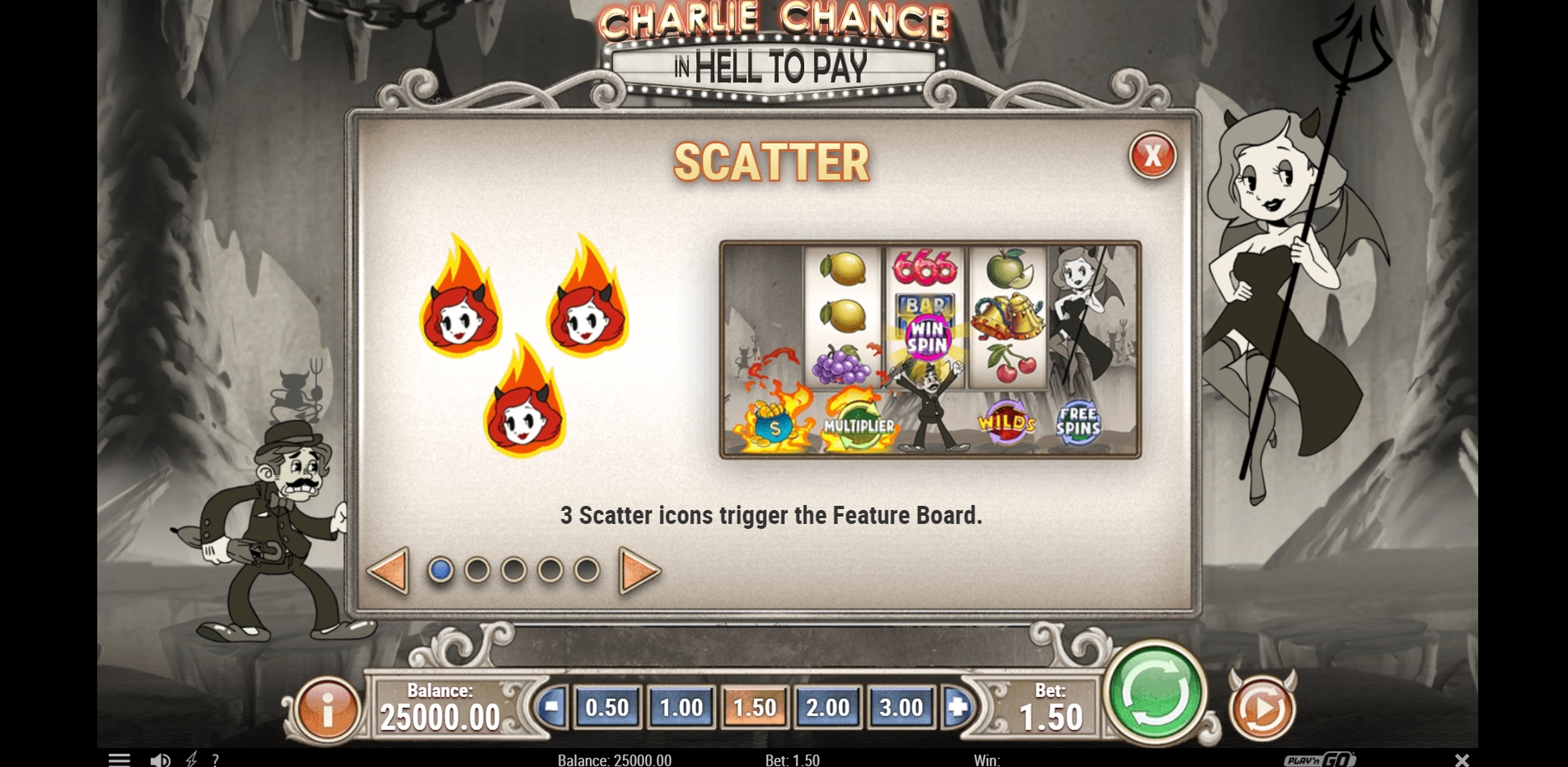 Info of Charlie Chance Slot Game by Playn GO
