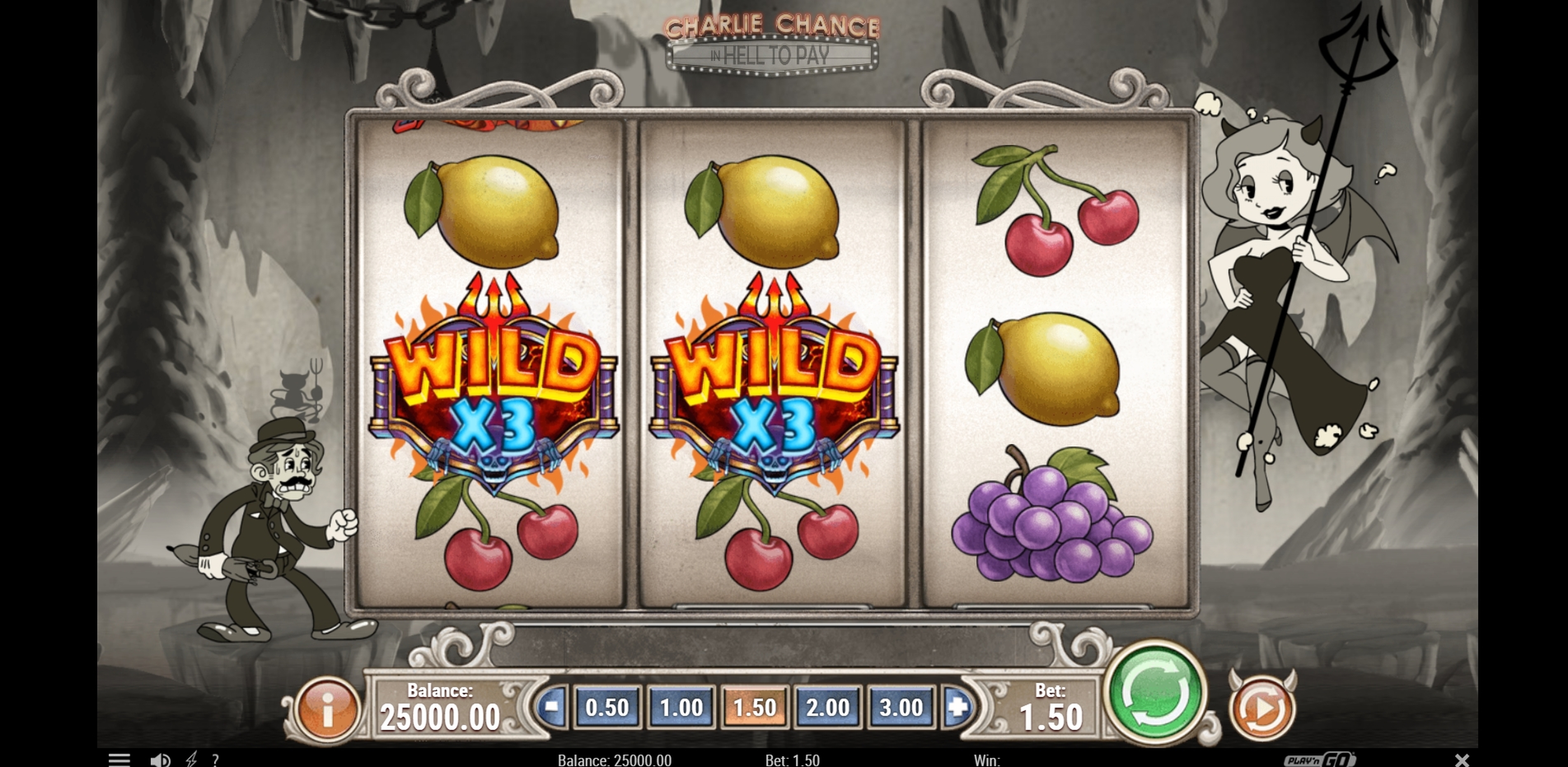 Reels in Charlie Chance Slot Game by Playn GO