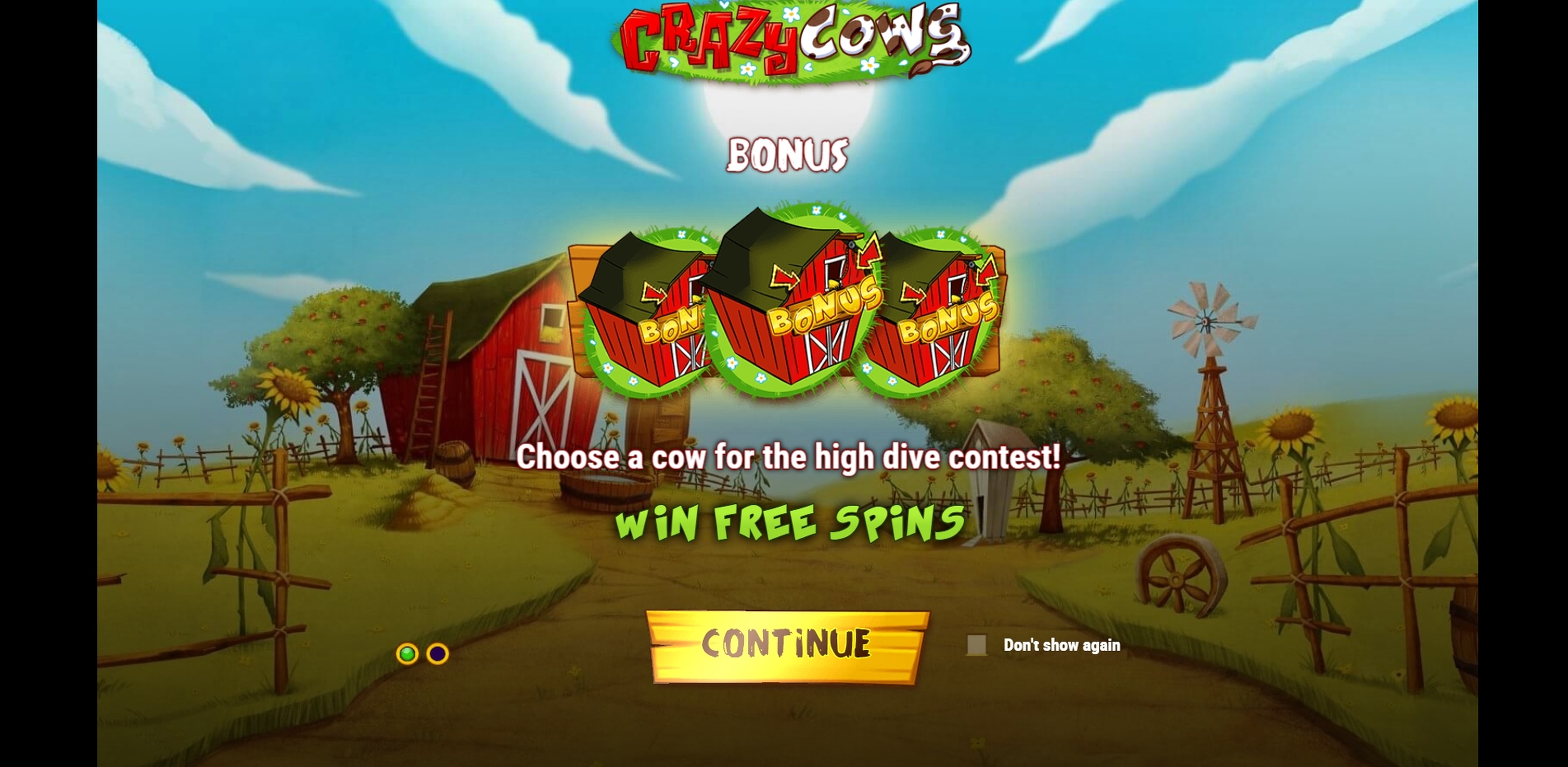 Play Crazy Cows Free Casino Slot Game by Playn GO