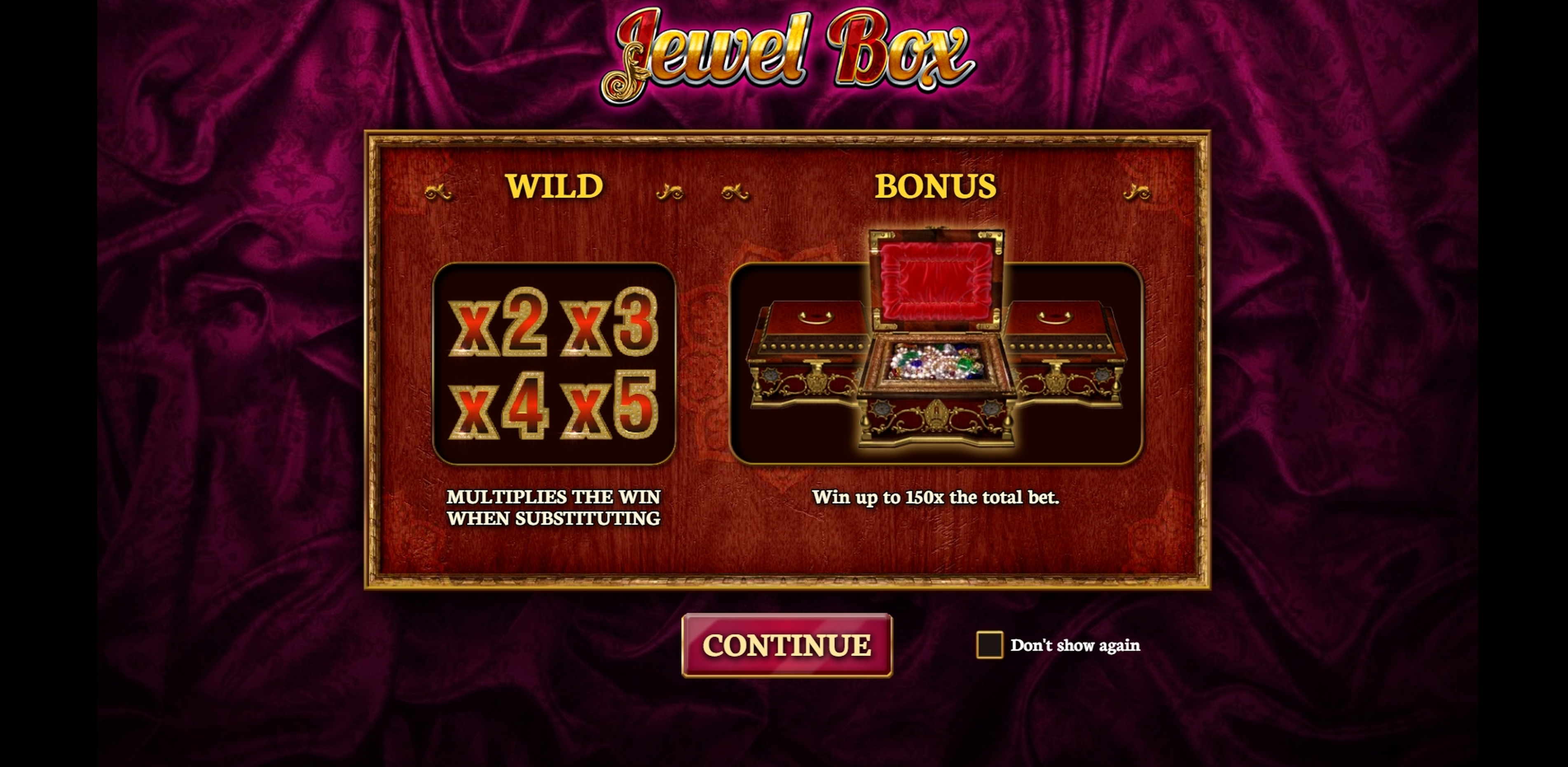 Play Jewel Box Free Casino Slot Game by Playn GO