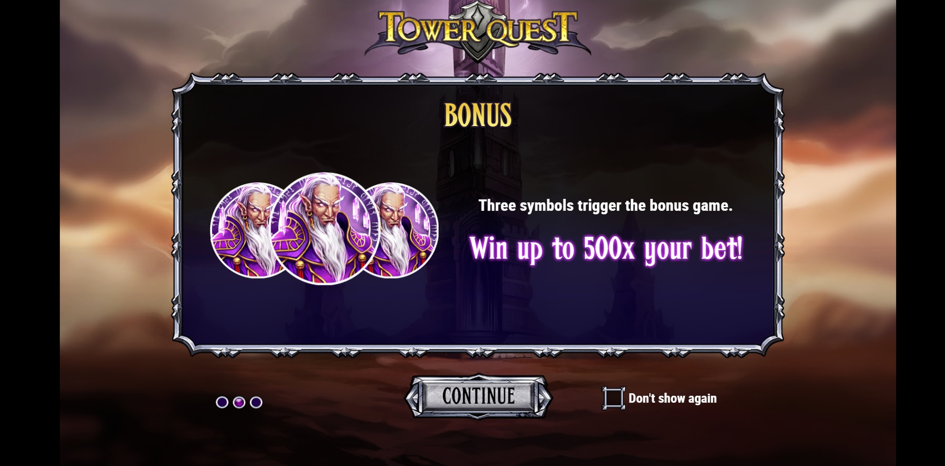Play Tower Quest Free Casino Slot Game by Playn GO