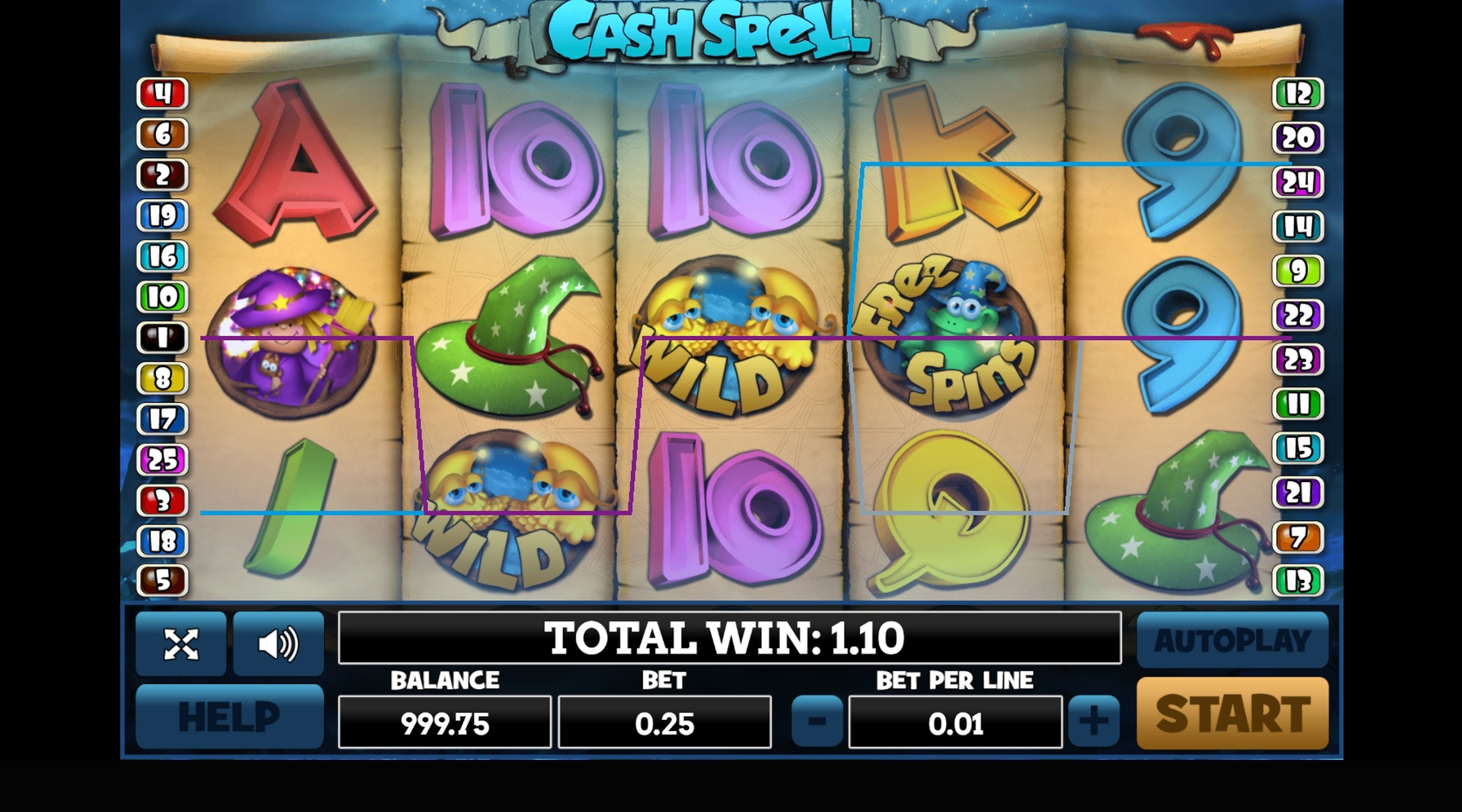 Win Money in Cash Spell Free Slot Game by PlayPearls