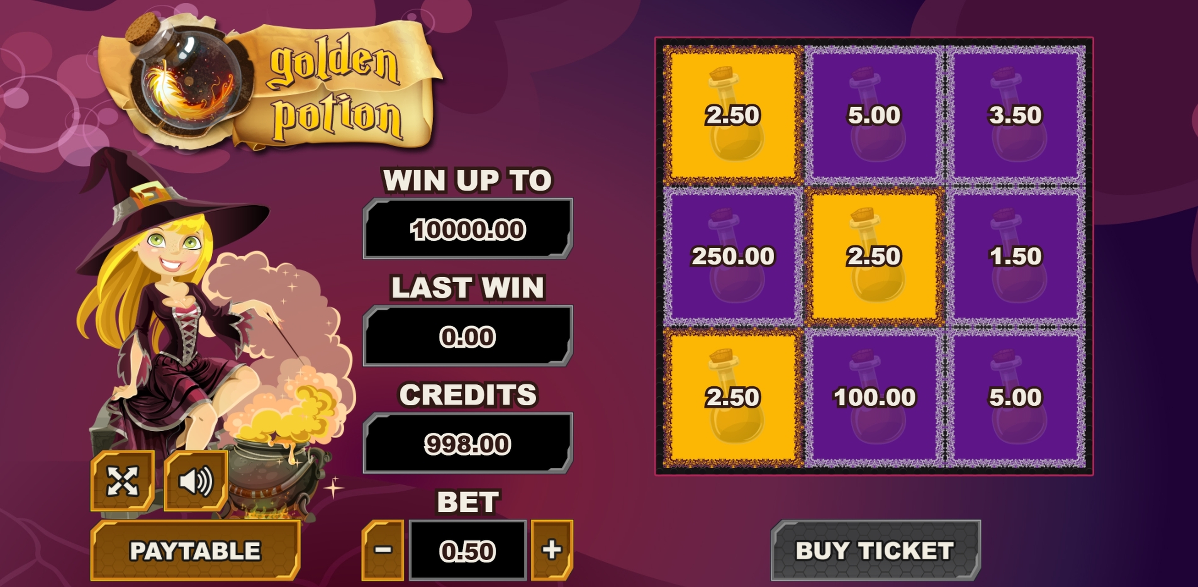 Win Money in Golden Potion Free Slot Game by PlayPearls