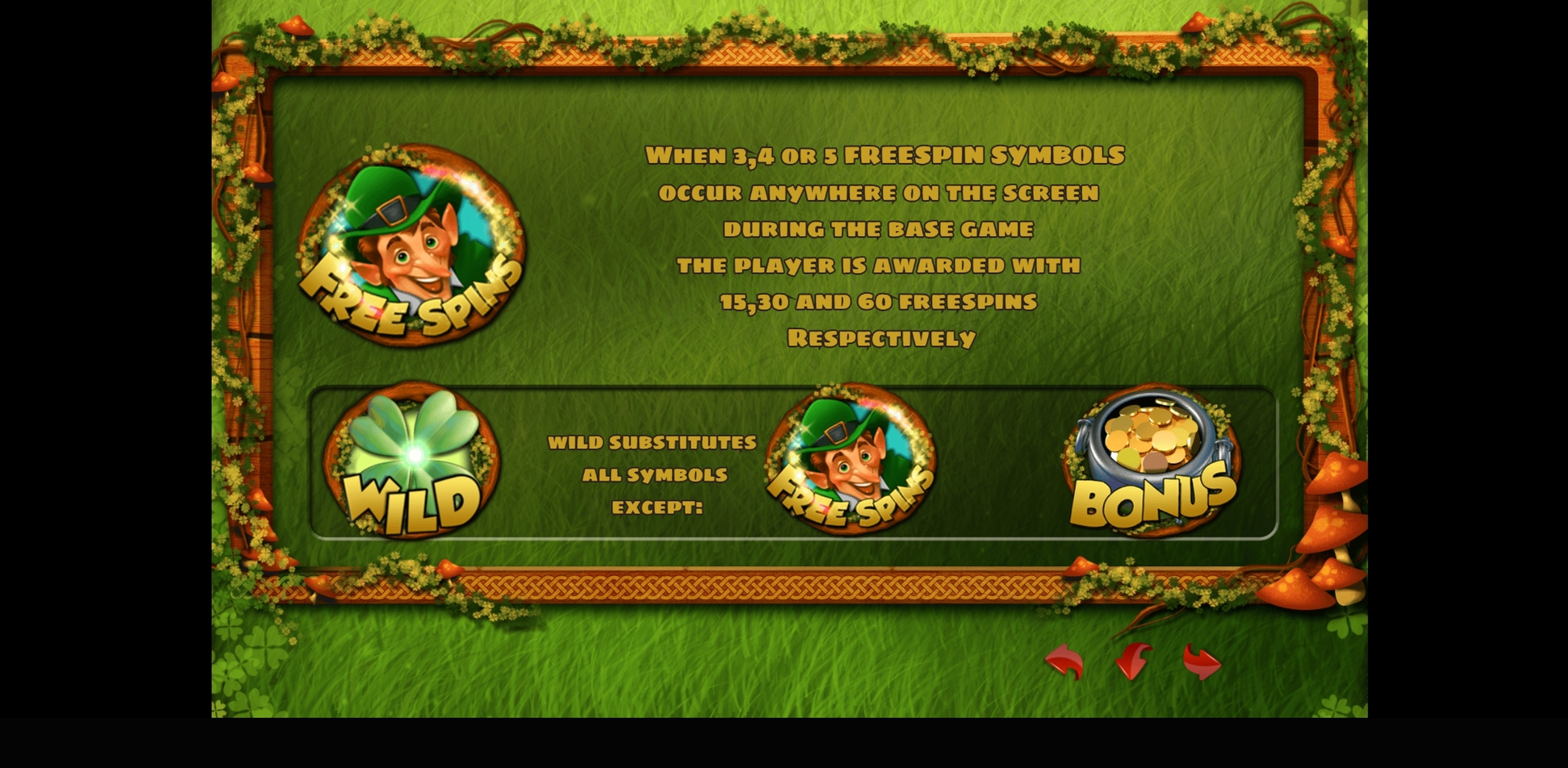 Info of Wild Leprechaun Slot Game by PlayPearls