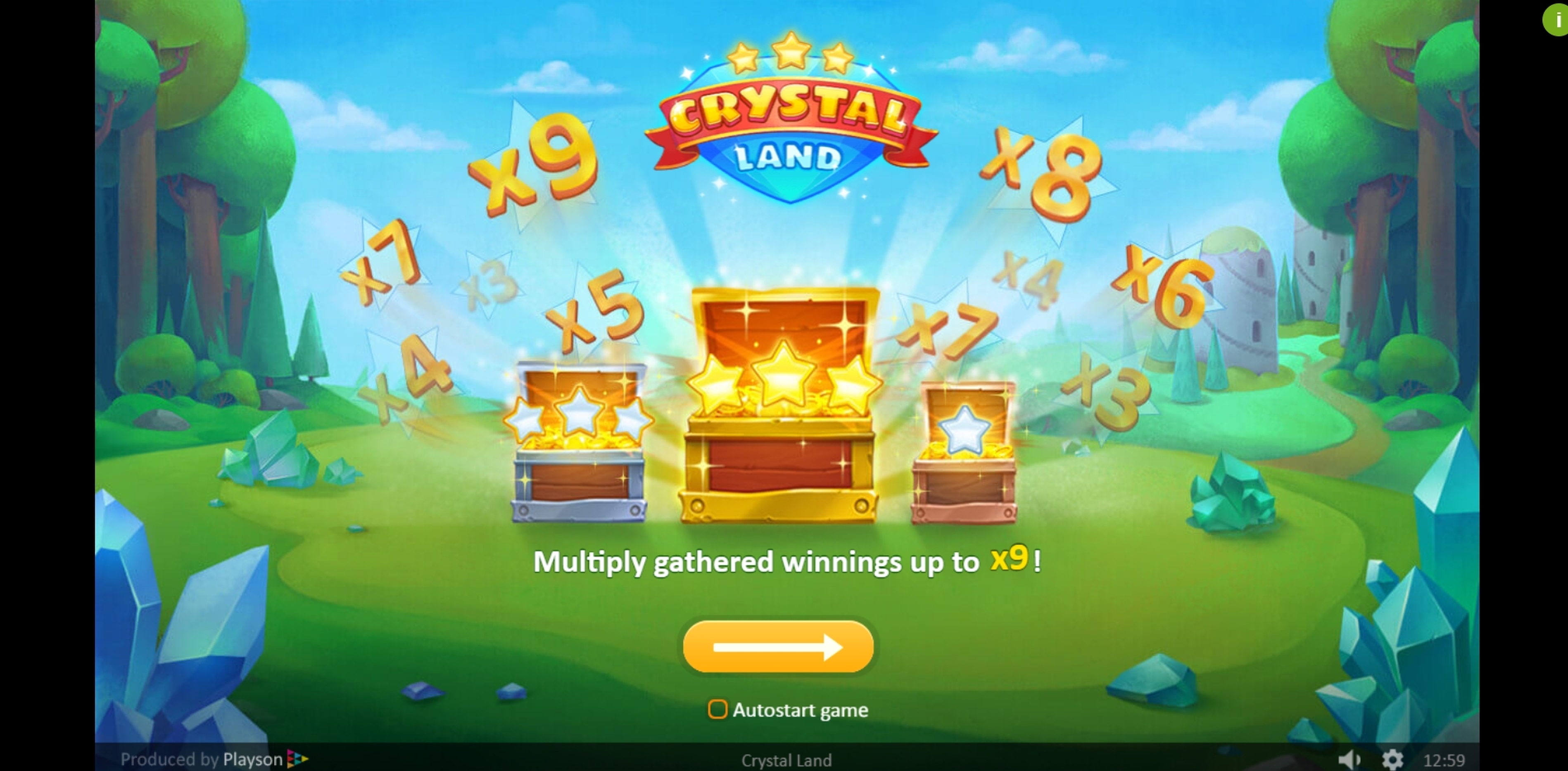 Play Crystal Land Free Casino Slot Game by Playson
