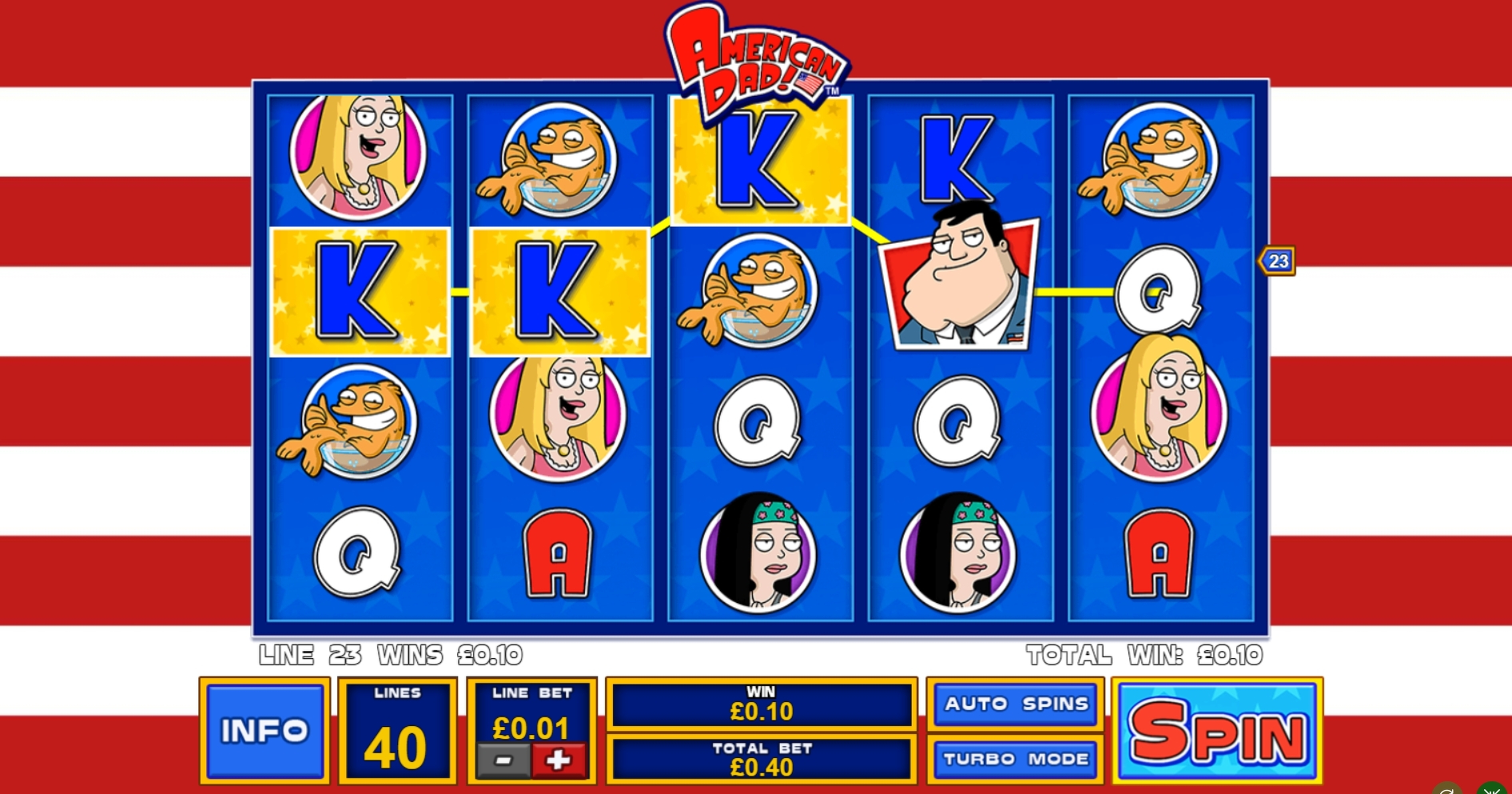 Win Money in American Dad Free Slot Game by Playtech
