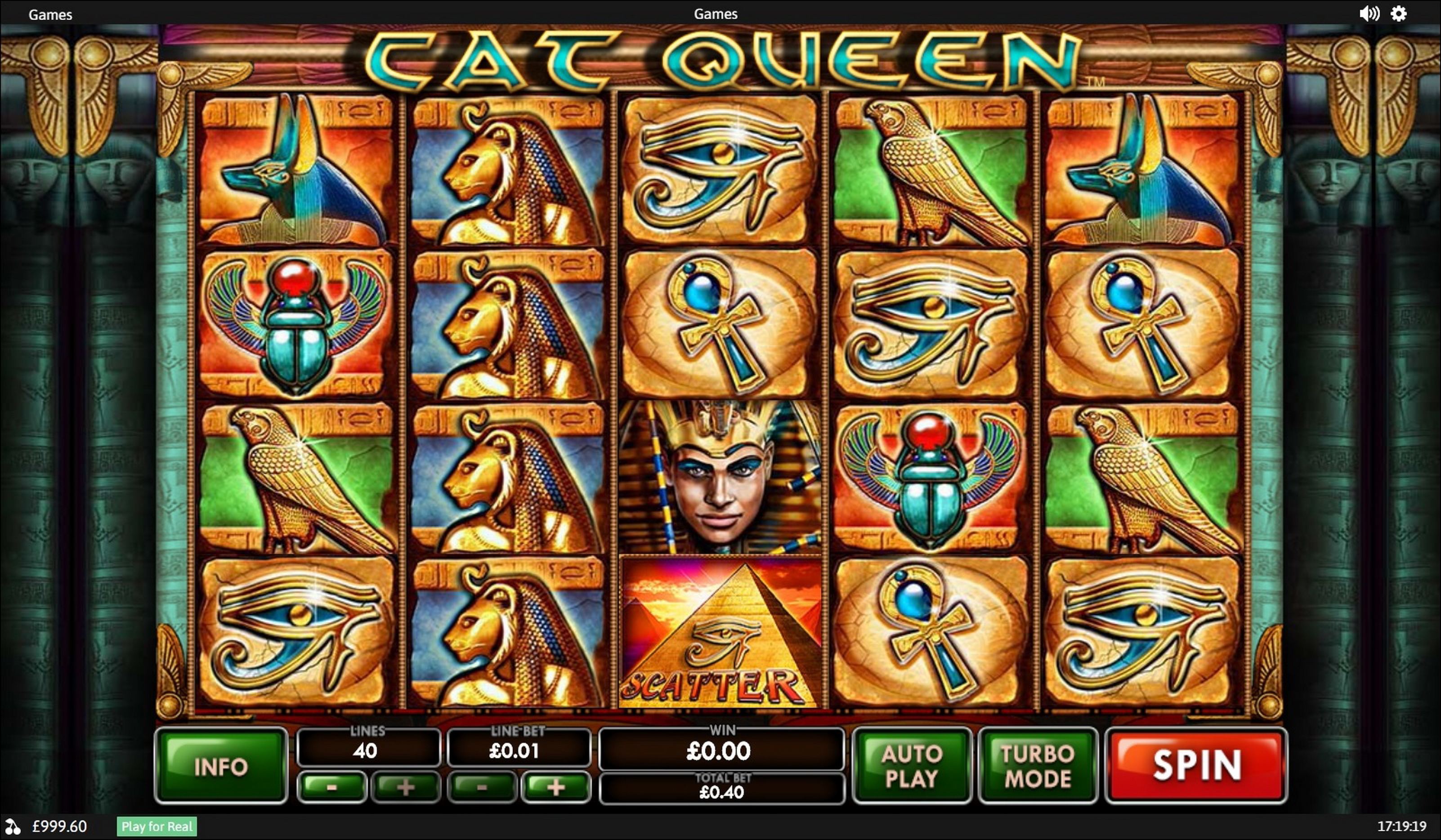 Reels in Cat Queen Slot Game by Playtech
