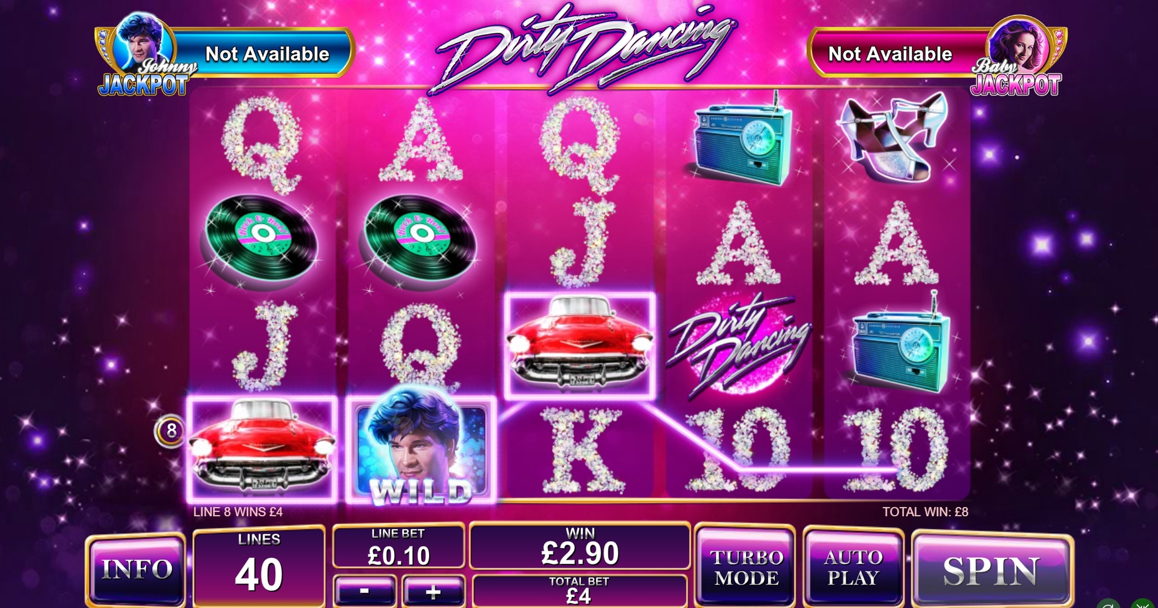 Win Money in Dirty Dancing Free Slot Game by Playtech