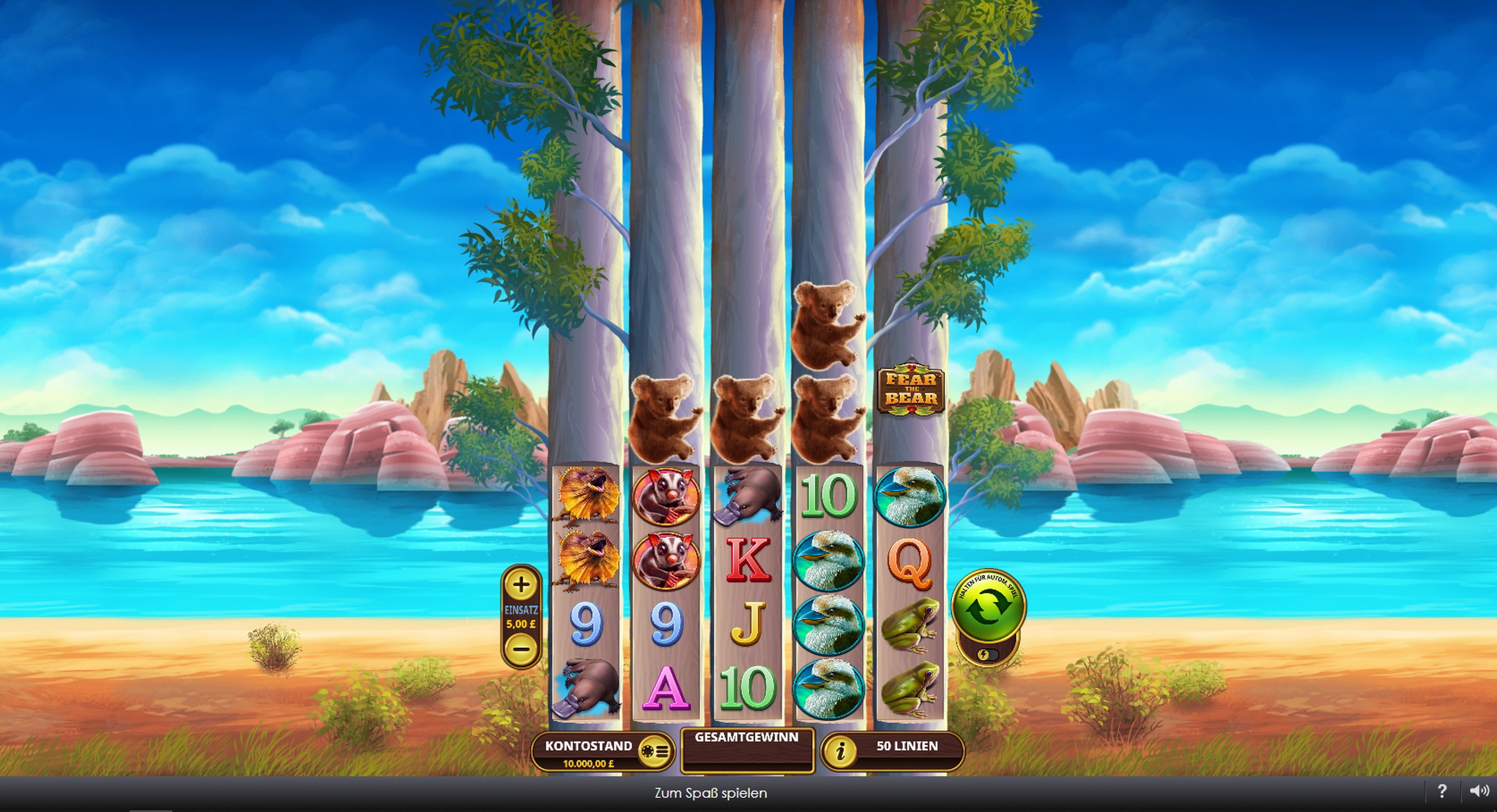Reels in Fear the Bear Slot Game by Playtech