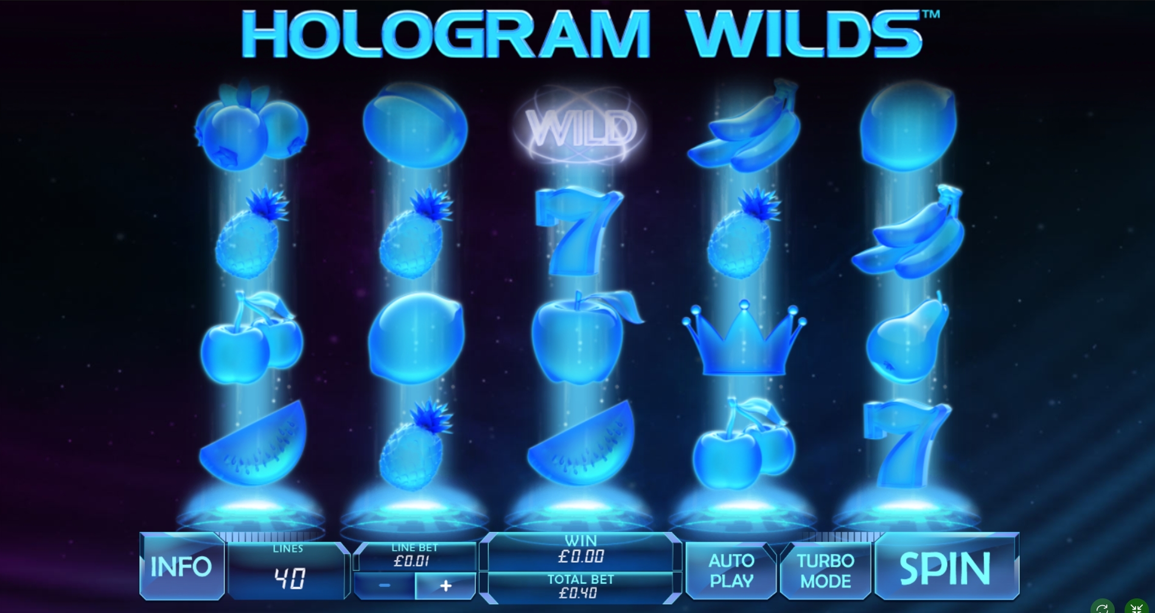 Reels in Hologram Wilds Slot Game by Playtech