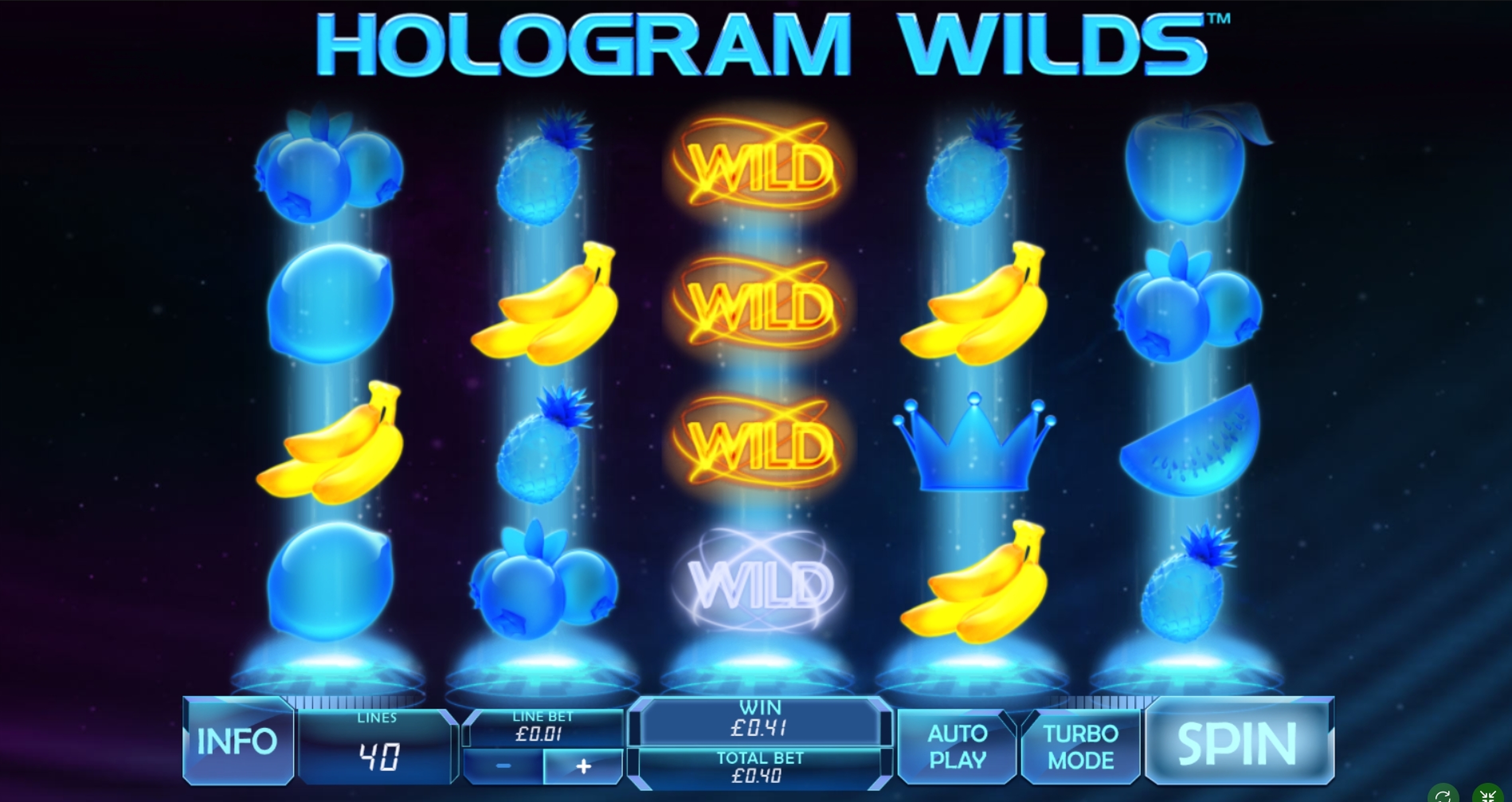 Win Money in Hologram Wilds Free Slot Game by Playtech