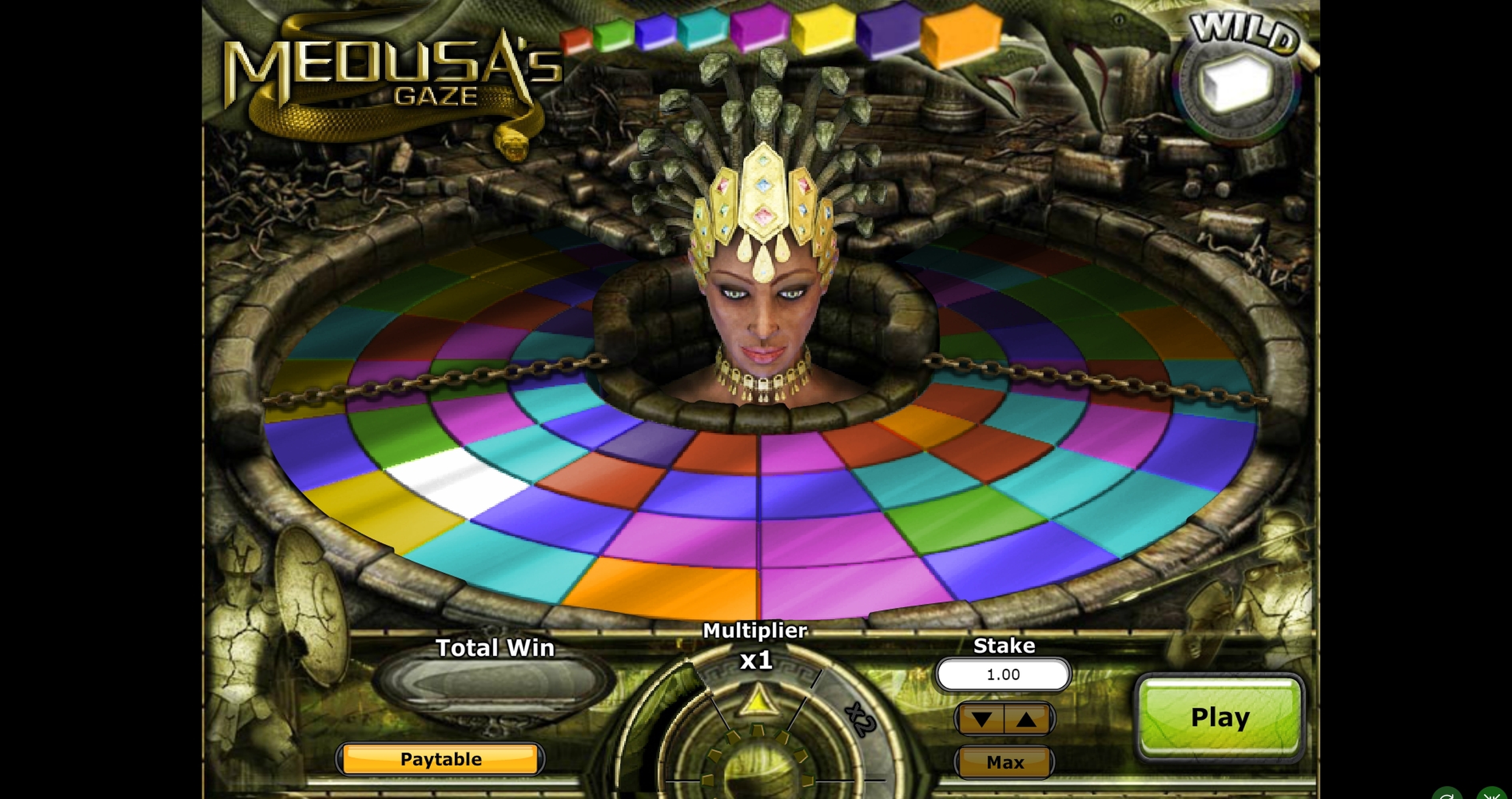Reels in Medusa's Gaze Slot Game by Playtech