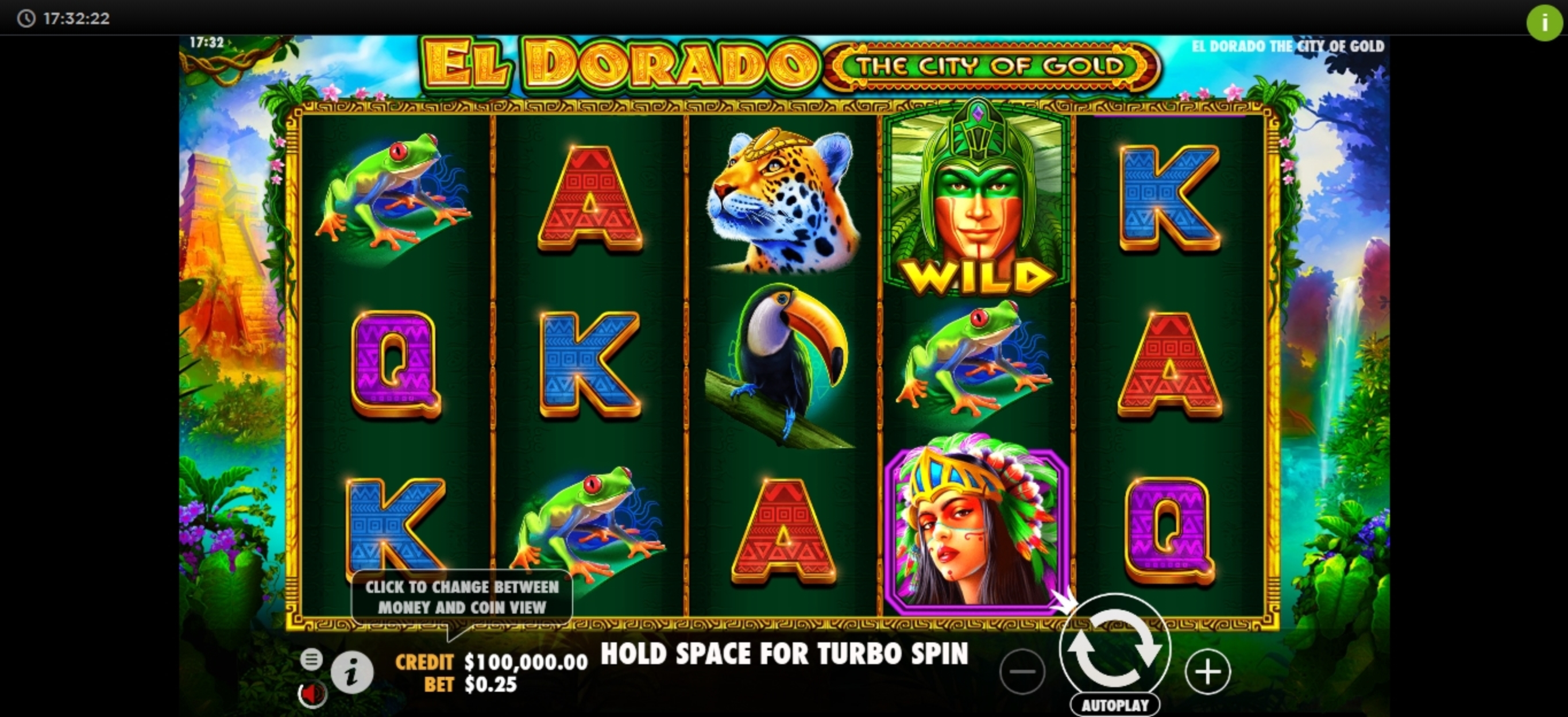 Reels in El Dorado The City of Gold Slot Game by Pragmatic Play