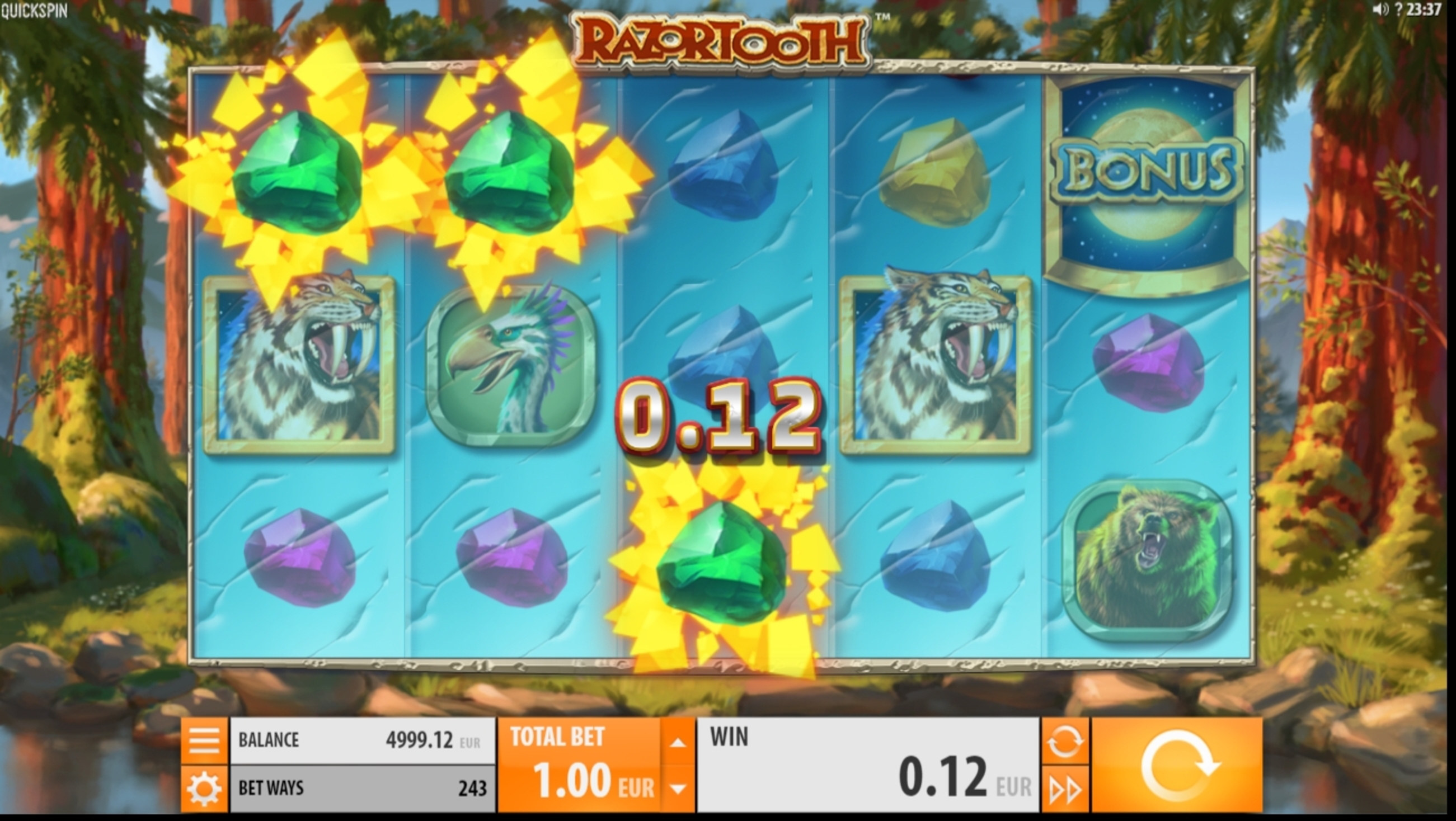 Win Money in Razortooth Free Slot Game by Quickspin
