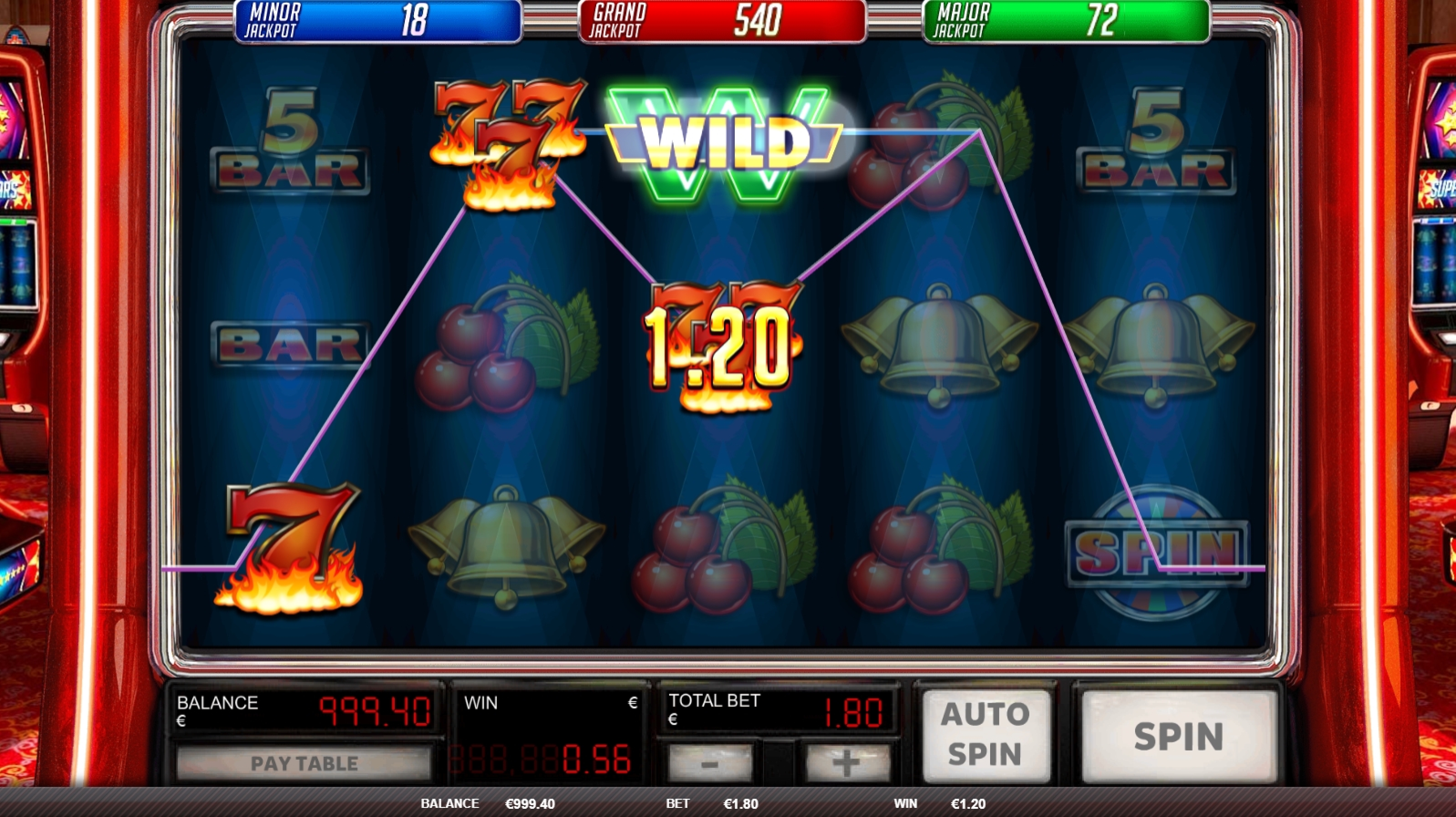 Win Money in Super 12 Stars Free Slot Game by Red Rake Gaming