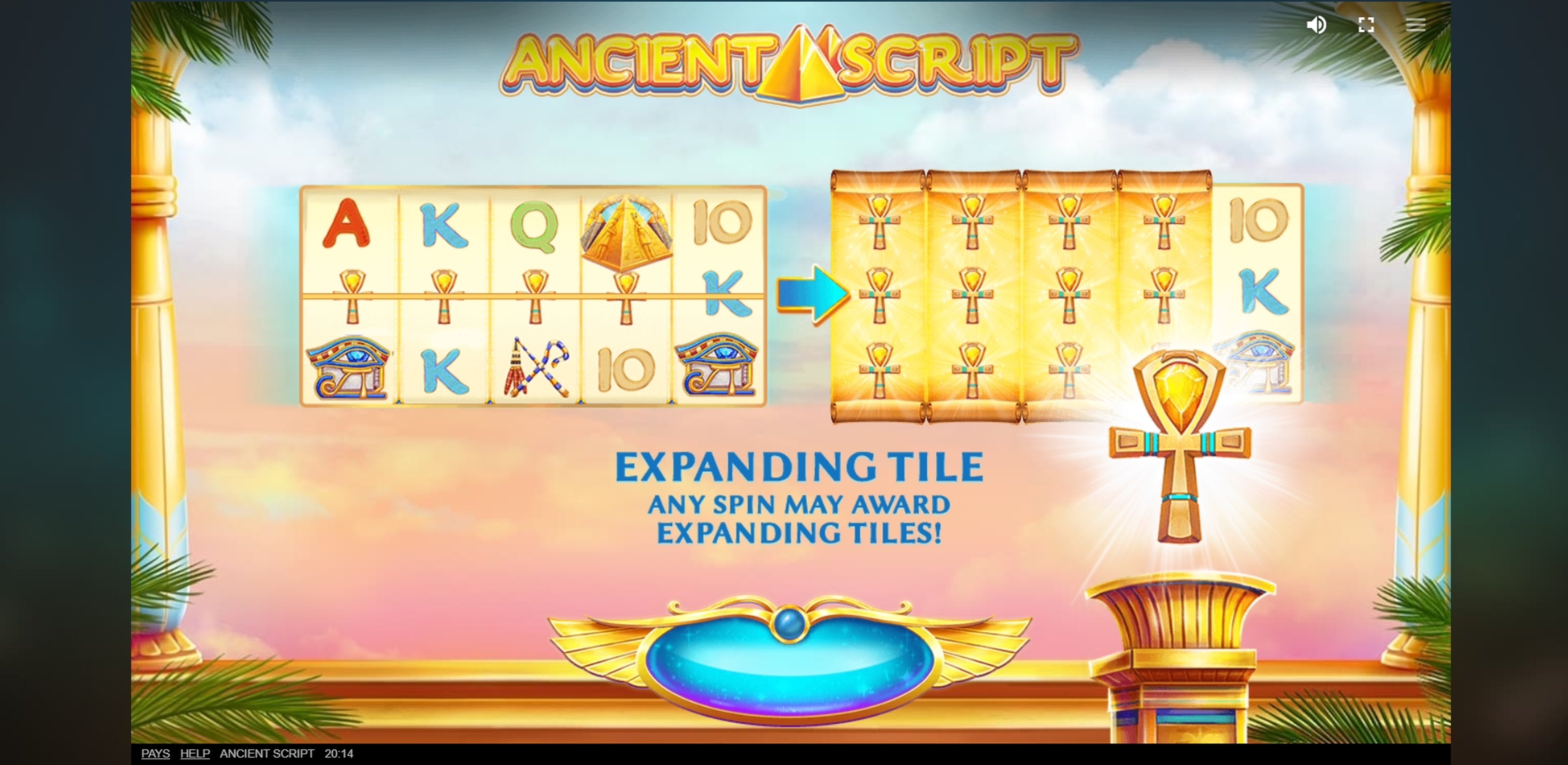 Play Ancient Script Free Casino Slot Game by Red Tiger Gaming