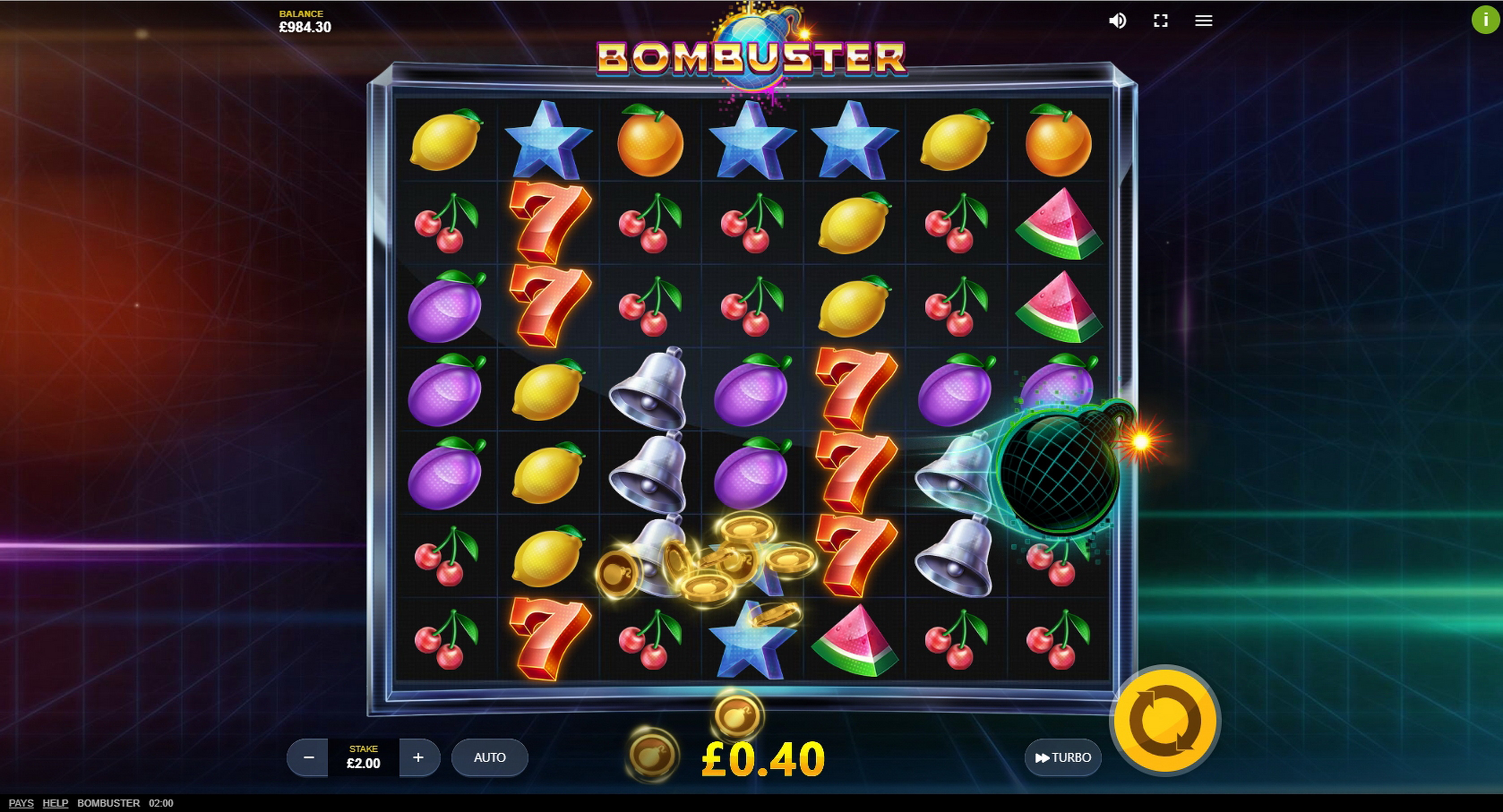 Win Money in Bombuster Free Slot Game by Red Tiger Gaming