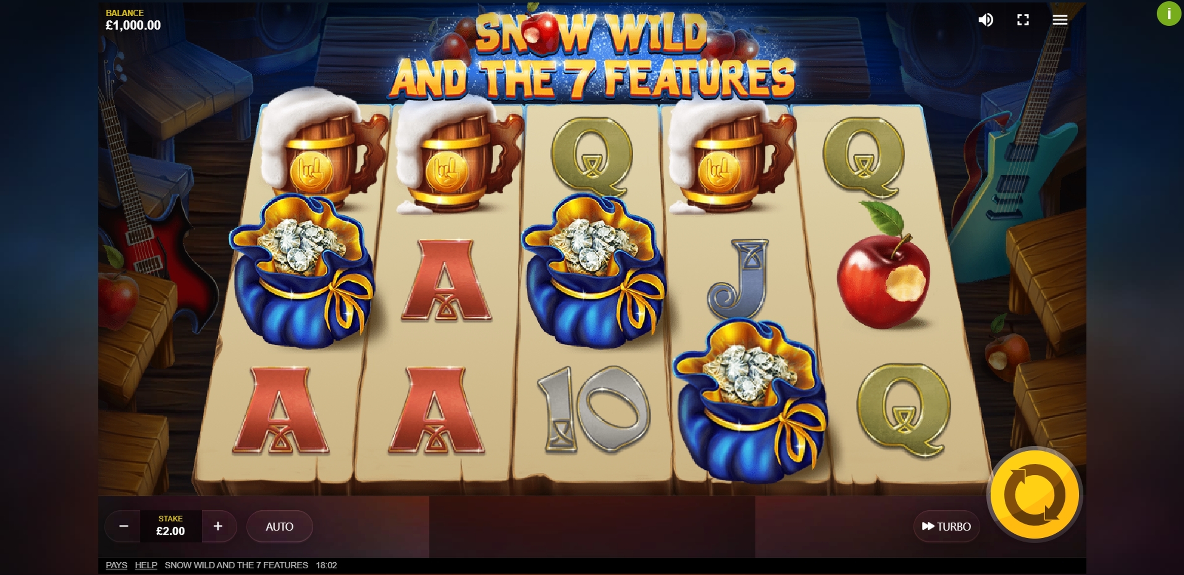 Reels in Snow wild and the 7 features Slot Game by Red Tiger Gaming