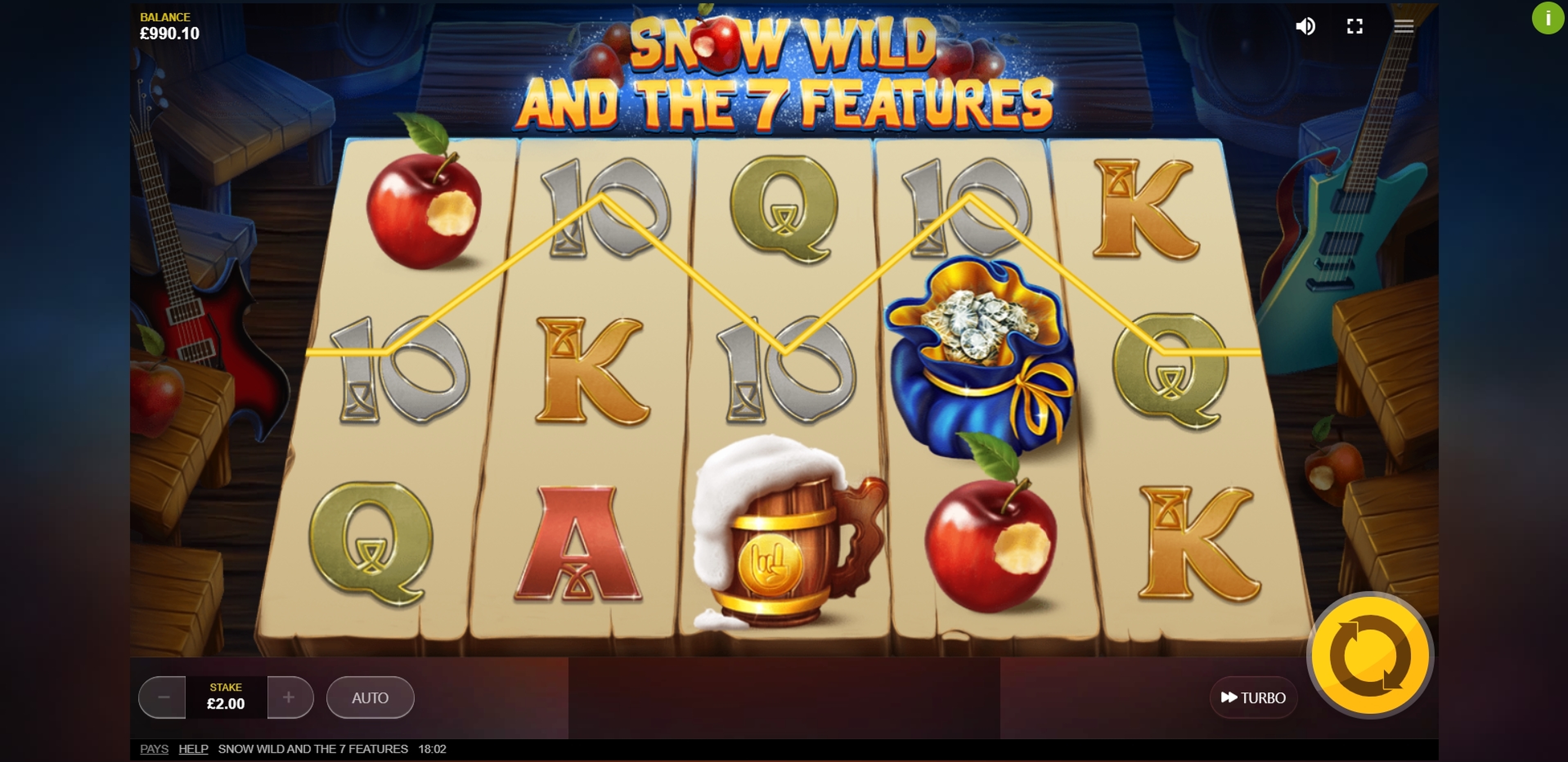 Win Money in Snow wild and the 7 features Free Slot Game by Red Tiger Gaming