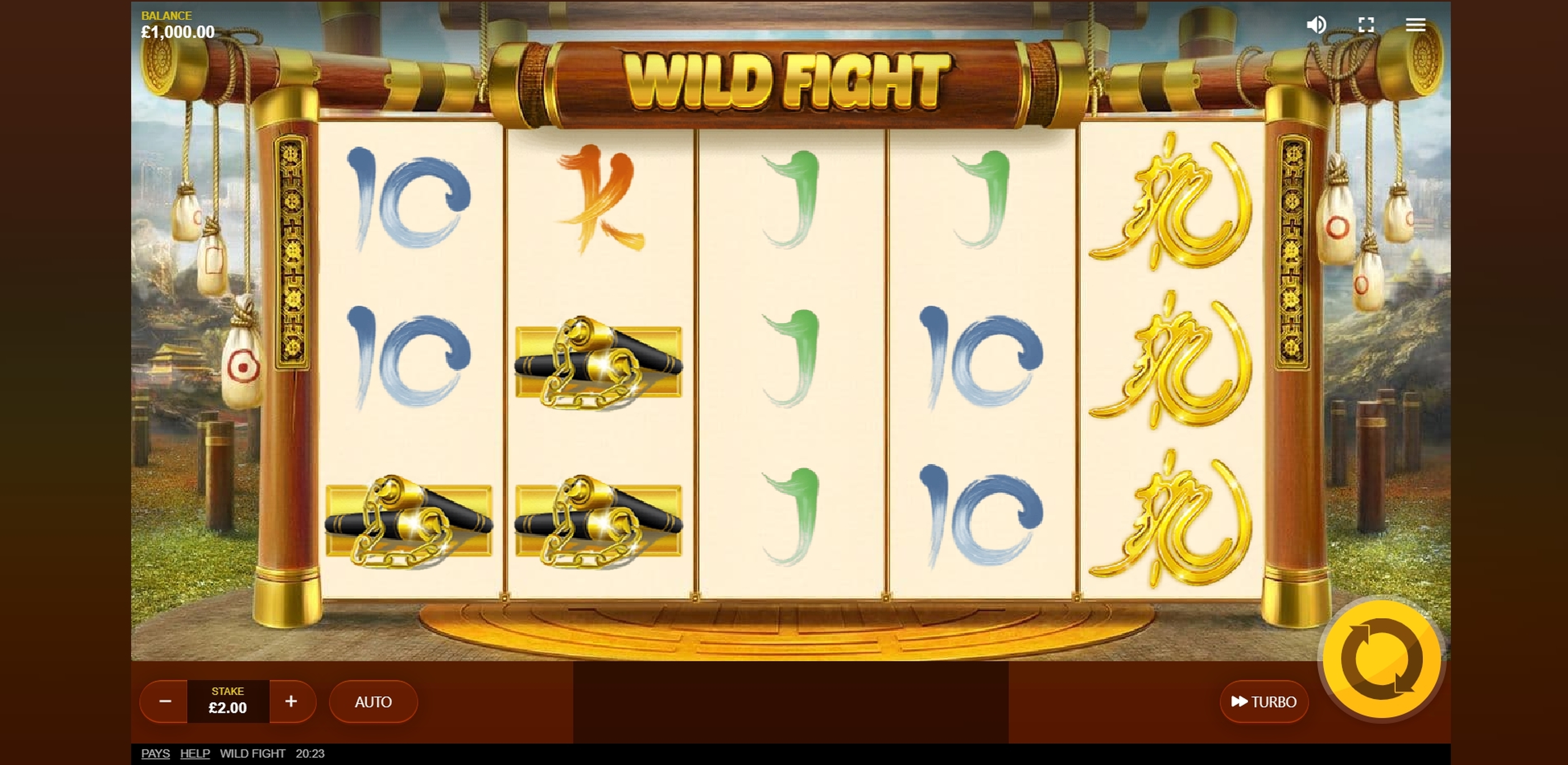 Reels in Wild Fight Slot Game by Red Tiger Gaming