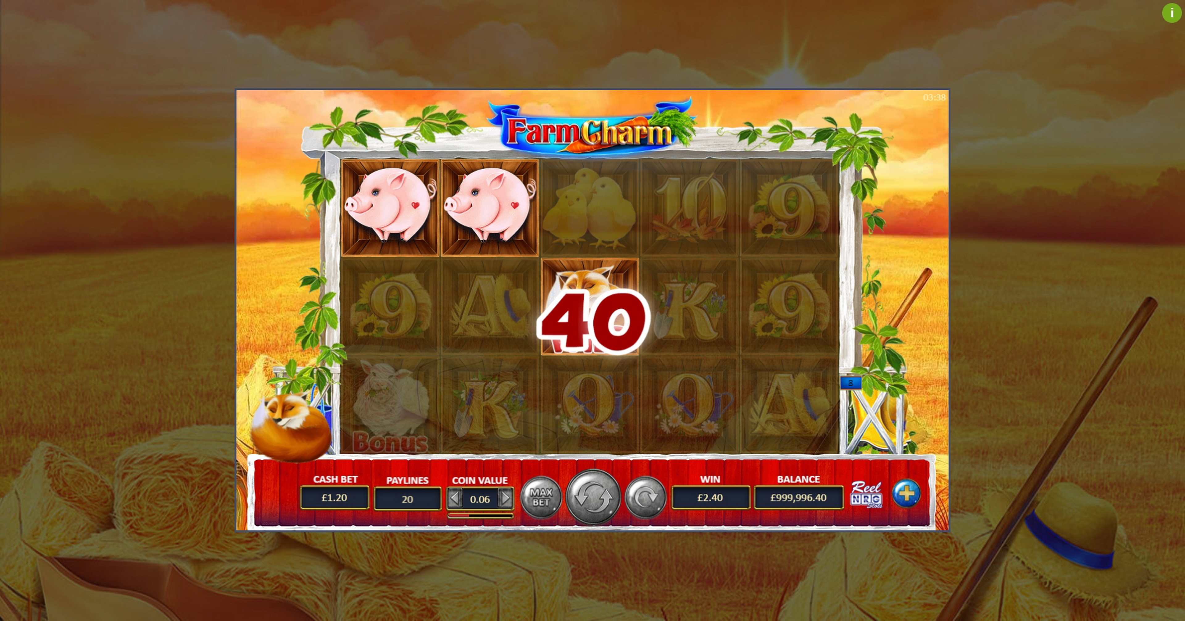 Win Money in Farm Charm Free Slot Game by ReelNRG Gaming