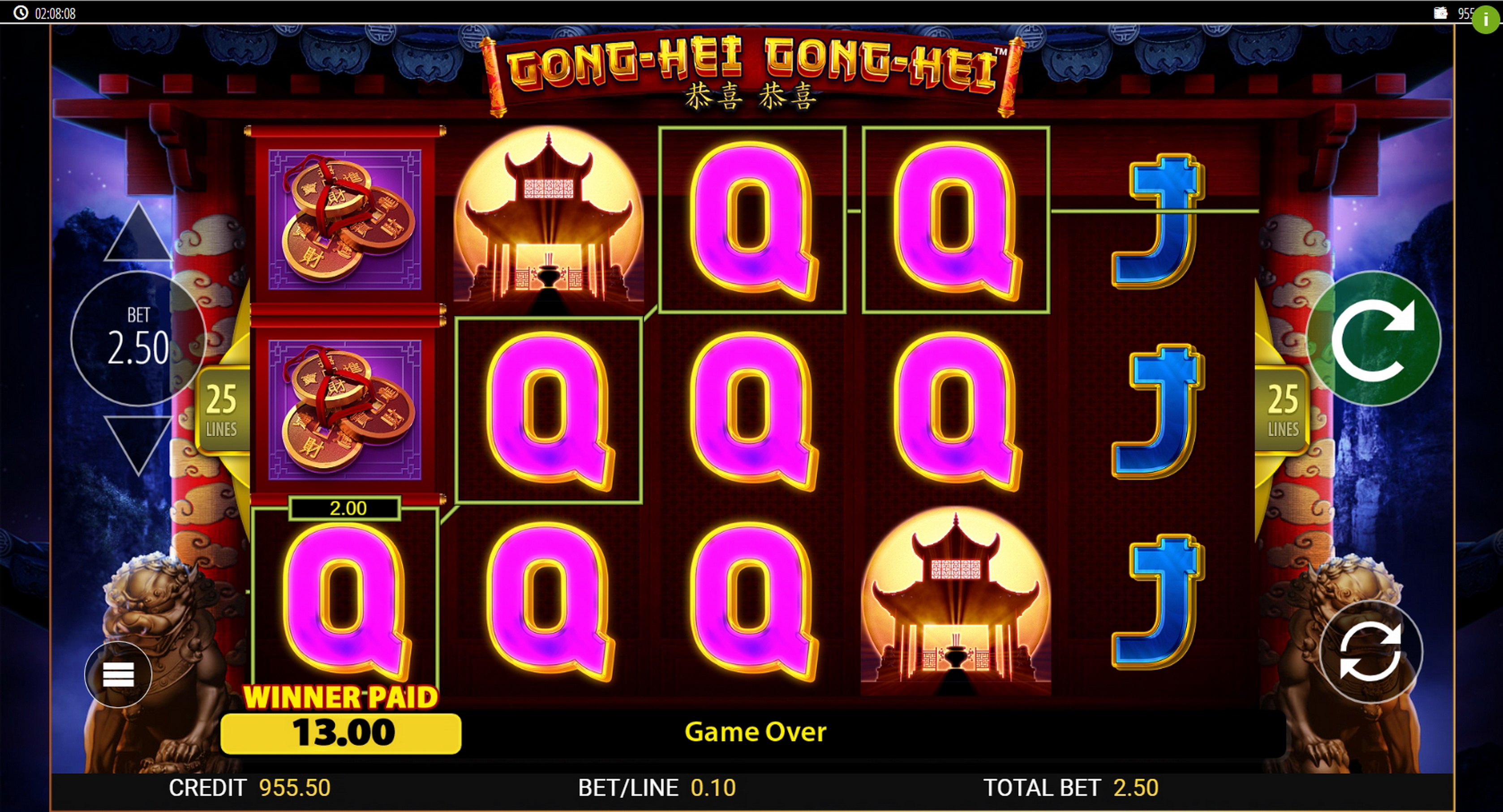 Win Money in Gong-Hei Free Slot Game by Reel Time Gaming