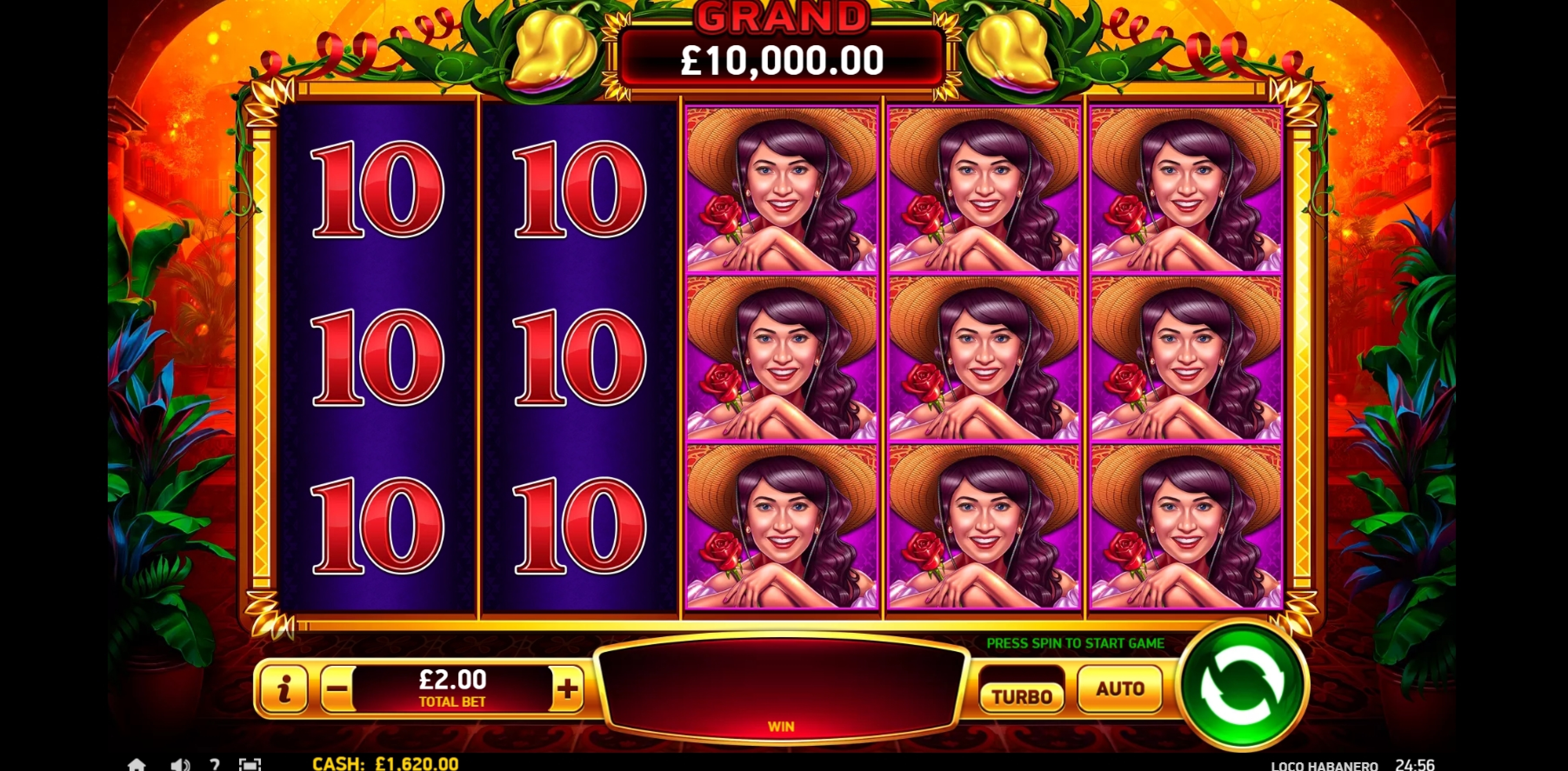 Reels in Loco Habanero Slot Game by Ruby Play