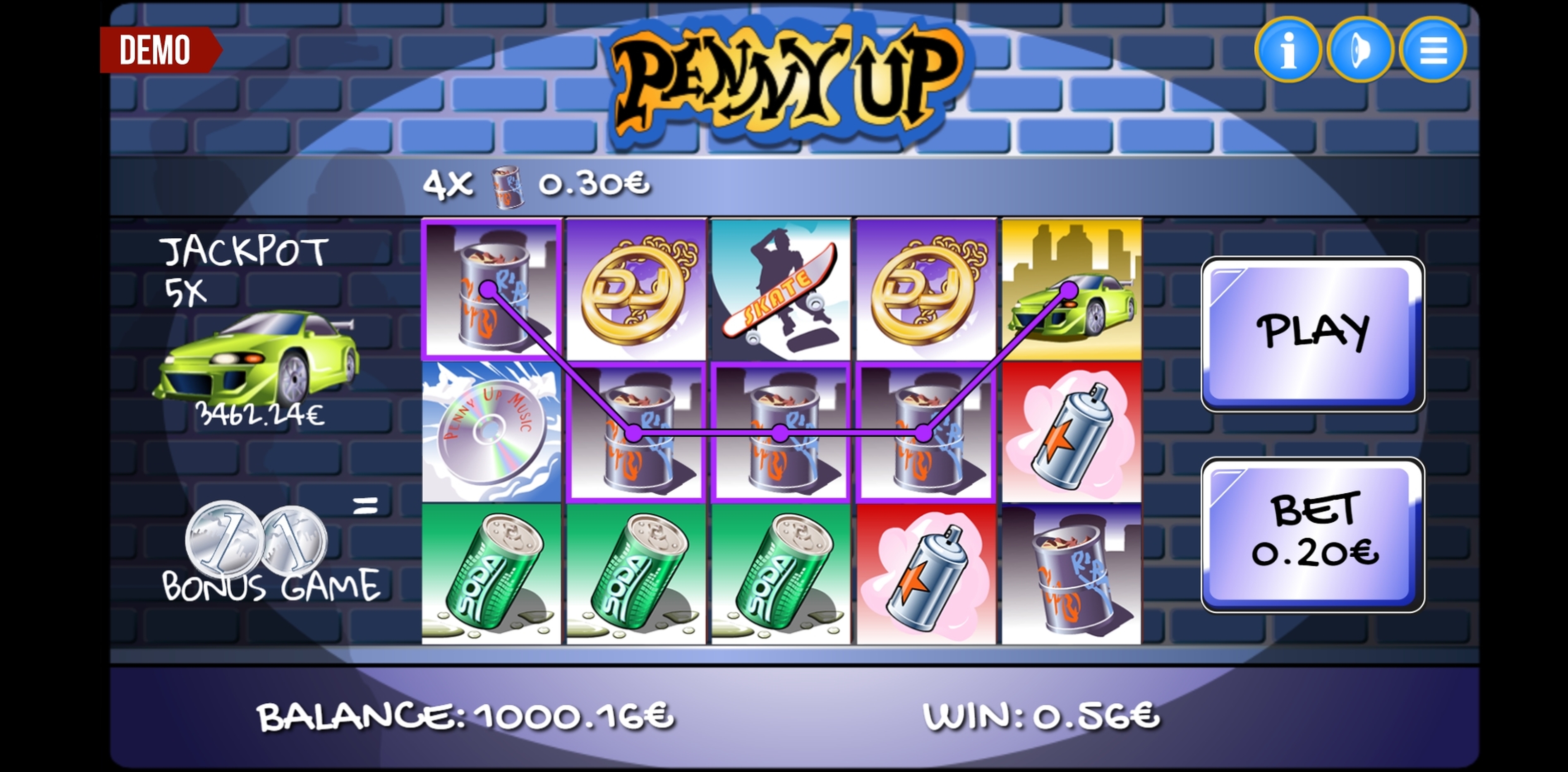 Win Money in Penny Up Free Slot Game by PAF