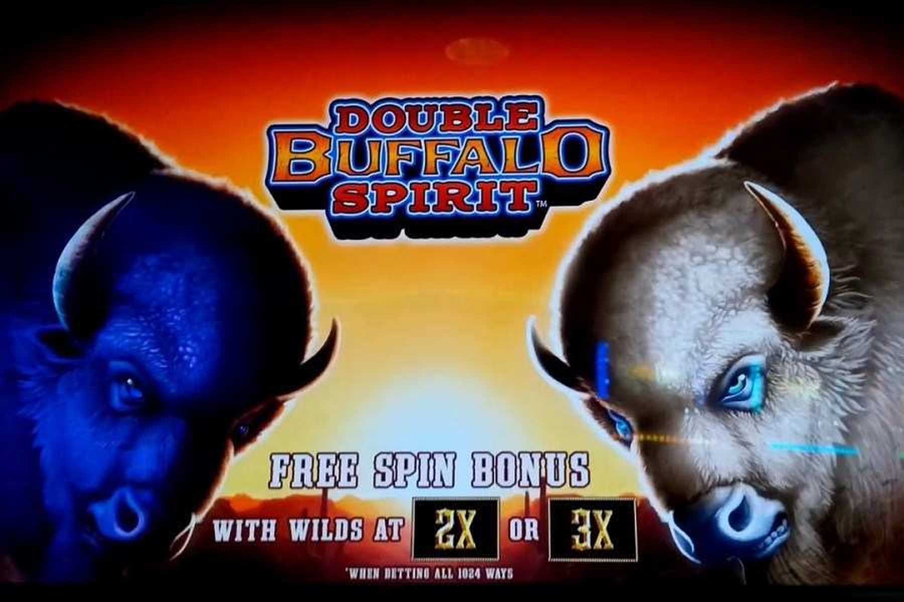 The Double Buffalo Spirit Online Slot Demo Game by WMS