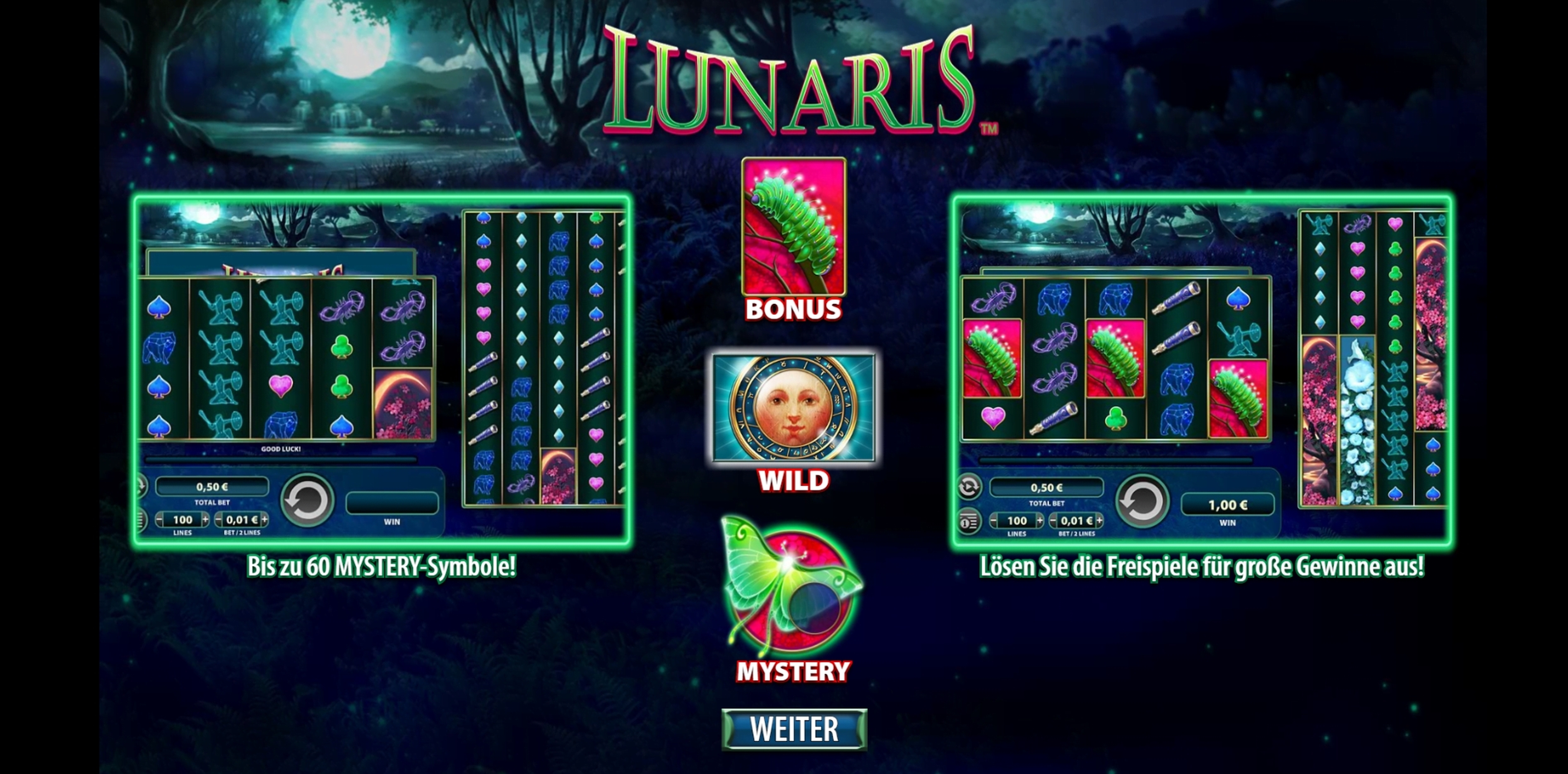 Play Lunaris Free Casino Slot Game by WMS